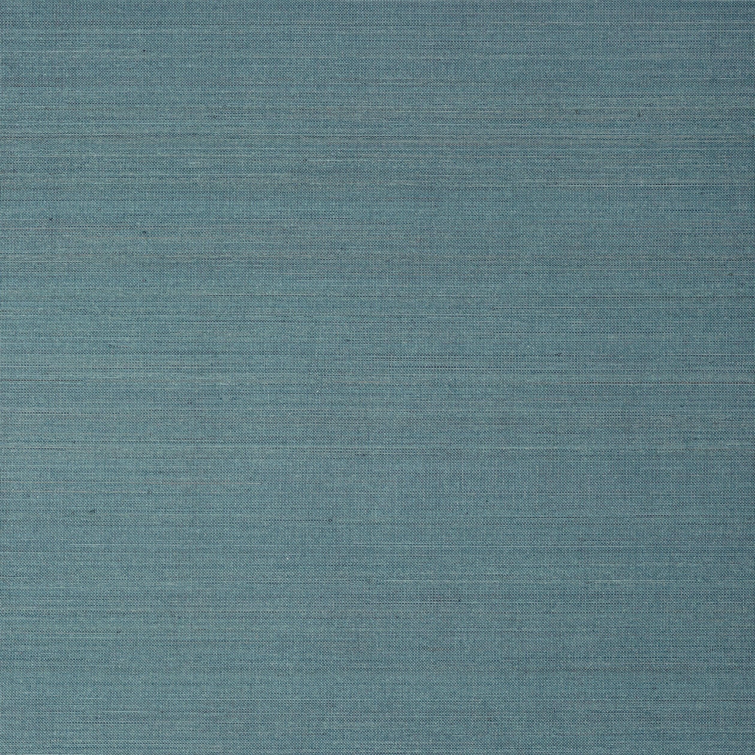 Tabacon Abaca wallpaper in teal color - pattern number T24094 - by Thibaut in the Grasscloth Resource Volume 5 collection