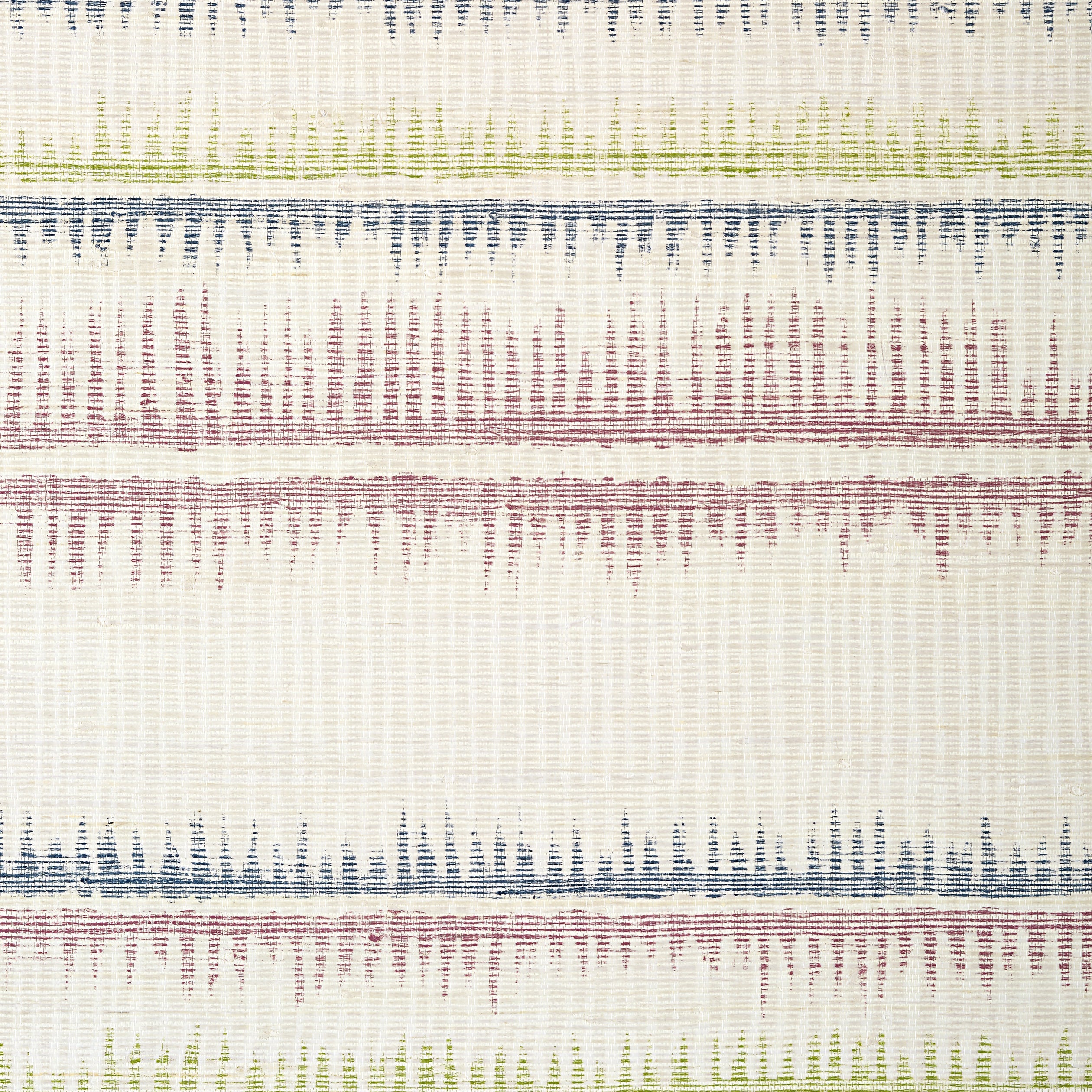 Passage wallpaper in plum and blue color - pattern number T24135 - by Thibaut in the Grasscloth Resource Volume 5 collection