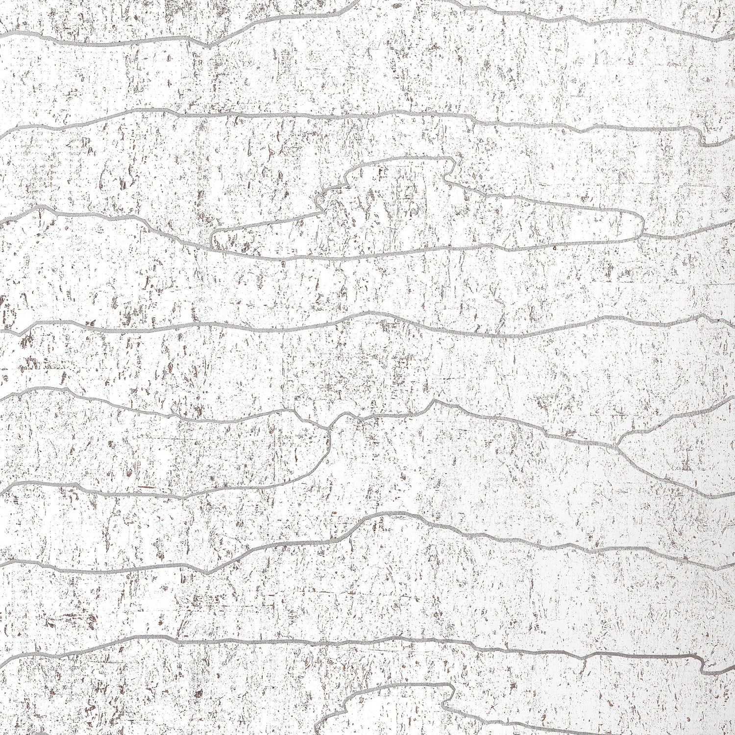Cloud Mosaic wallpaper in white silver color - pattern number T24405 - by Thibaut in the Yutori collection