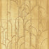 Deco Moon wallpaper in gold color - pattern number T24414 - by Thibaut in the Yutori collection