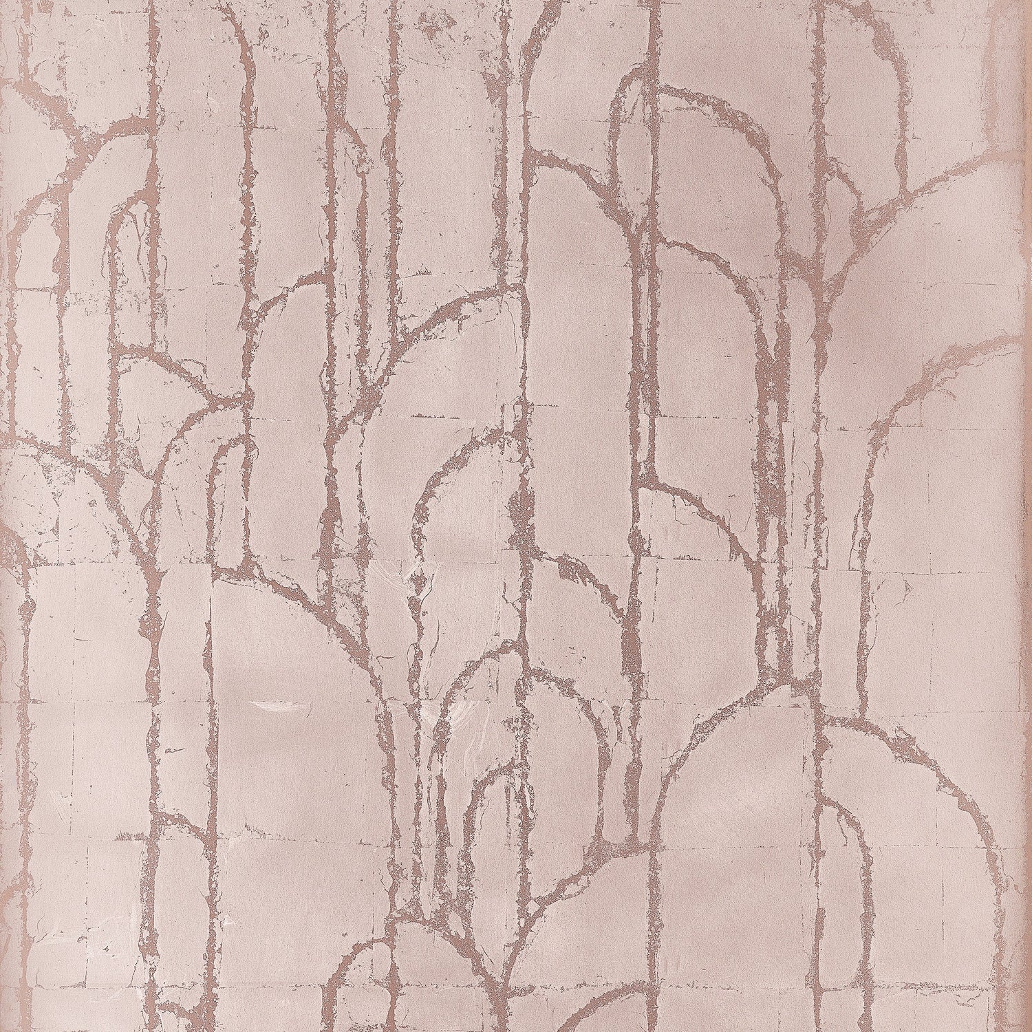 Deco Moon wallpaper in rose gold color - pattern number T24415 - by Thibaut in the Yutori collection