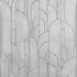 Deco Moon wallpaper in silver color - pattern number T24417 - by Thibaut in the Yutori collection