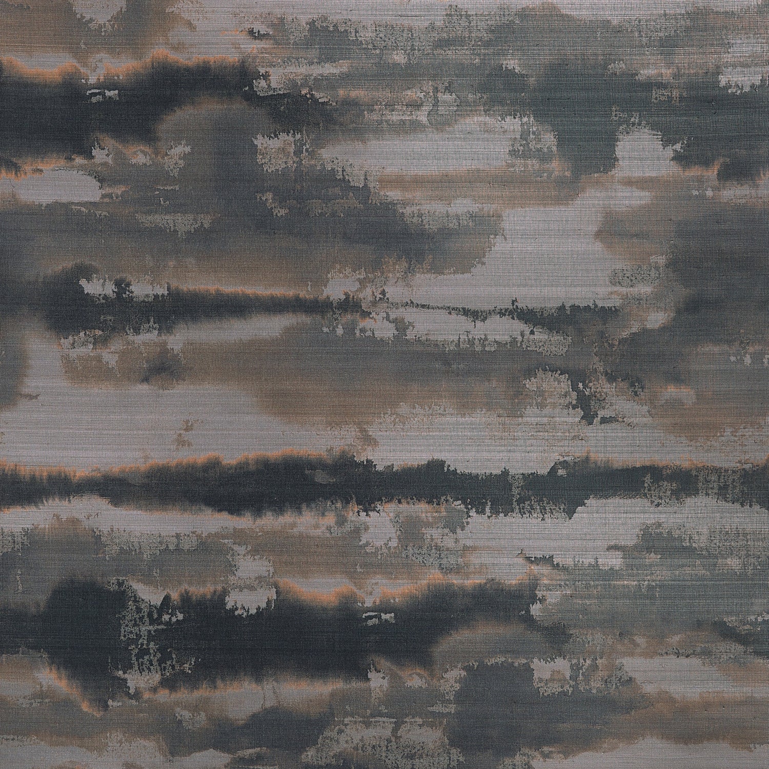 Silver Lining wallpaper in graphite color - pattern number T24422 - by Thibaut in the Yutori collection
