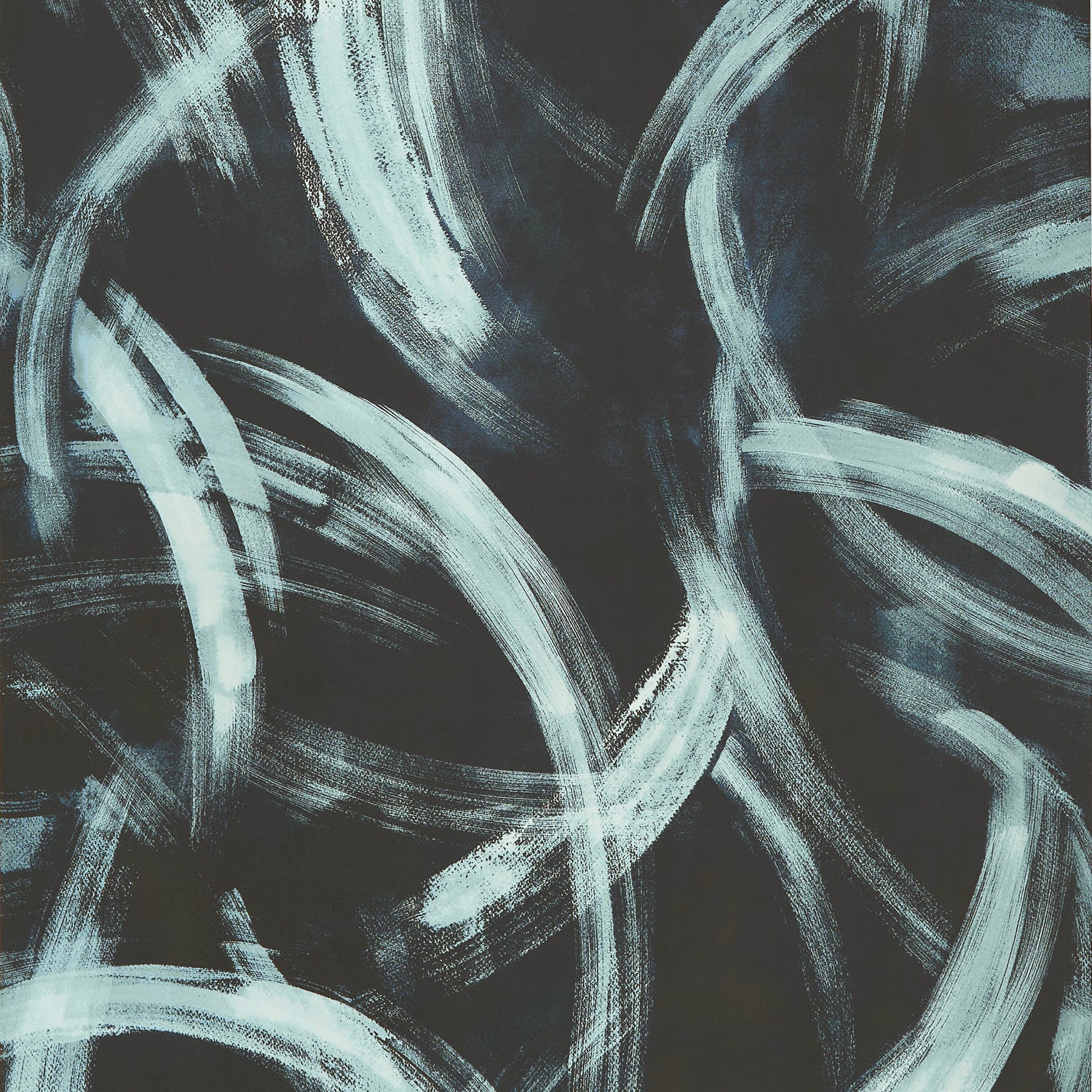 Magnus wallpaper in charcoal color - pattern number T24449 - by Thibaut in the Yutori collection