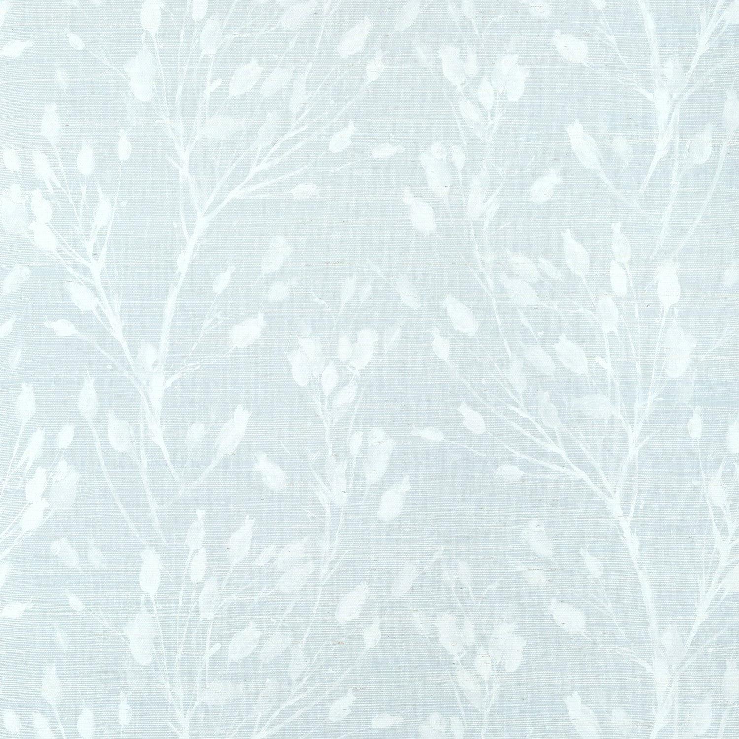 Wild Flower fabric in sleepy blue color - pattern number T27022 - by Thibaut in the Natural Resource Volume 3 collection