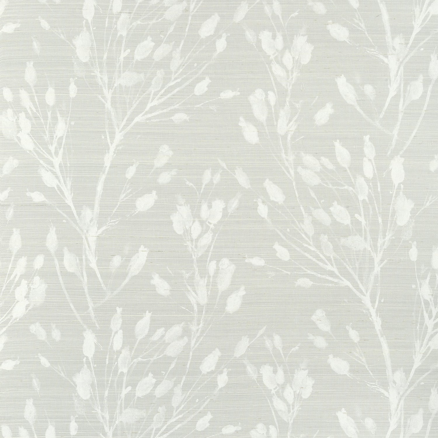 Wild Flower fabric in grey color - pattern number T27025 - by Thibaut in the Natural Resource Volume 3 collection