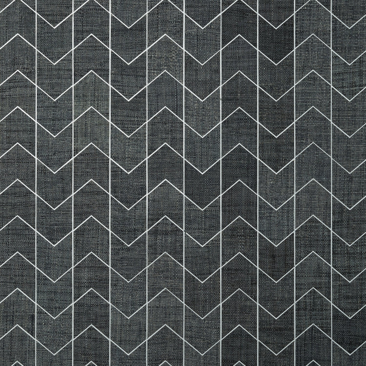 Cordoza Weave wallpaper in charcoal color - pattern number T27028 - by Thibaut in the Natural Resource Volume 3 collection