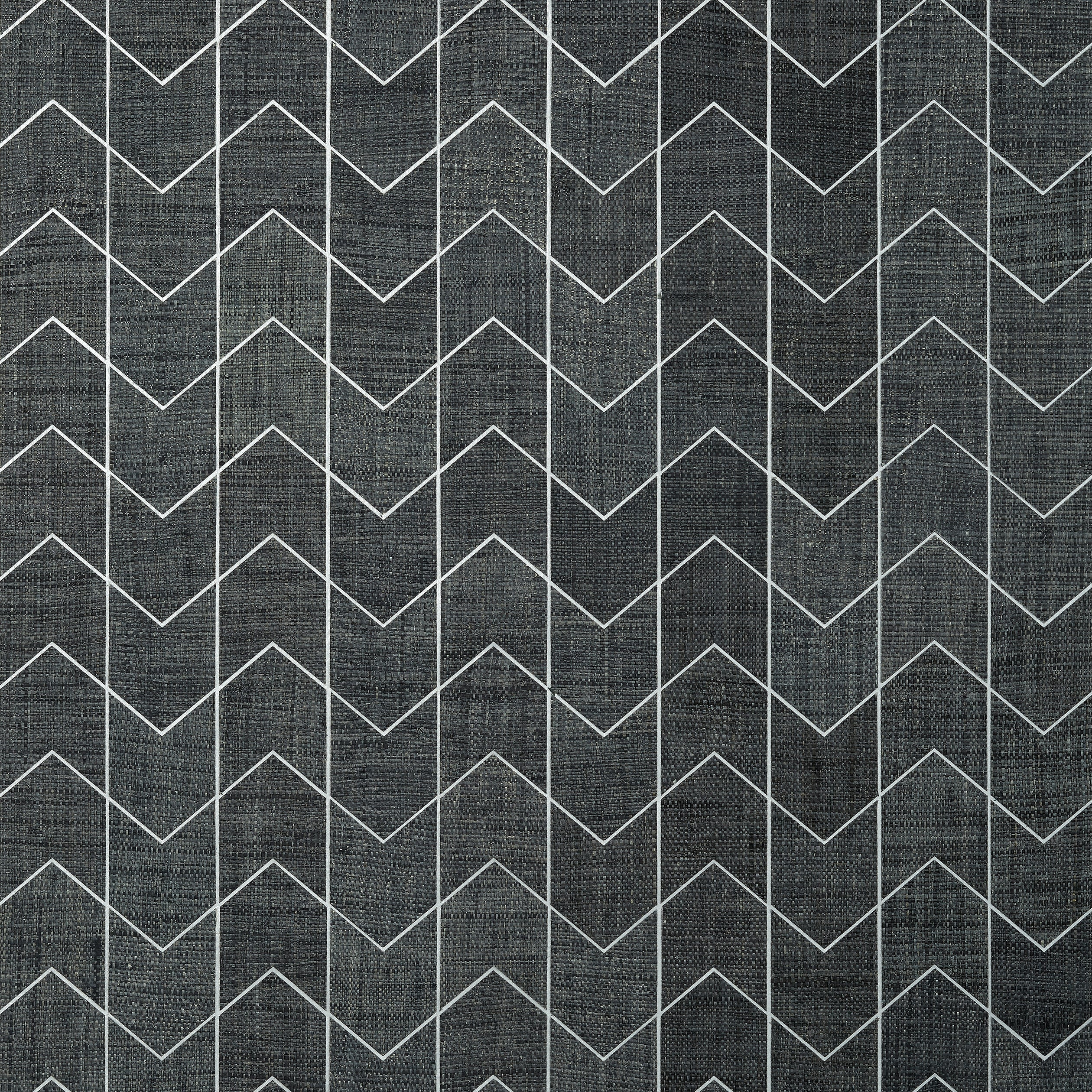 Cordoza Weave wallpaper in charcoal color - pattern number T27028 - by Thibaut in the Natural Resource Volume 3 collection