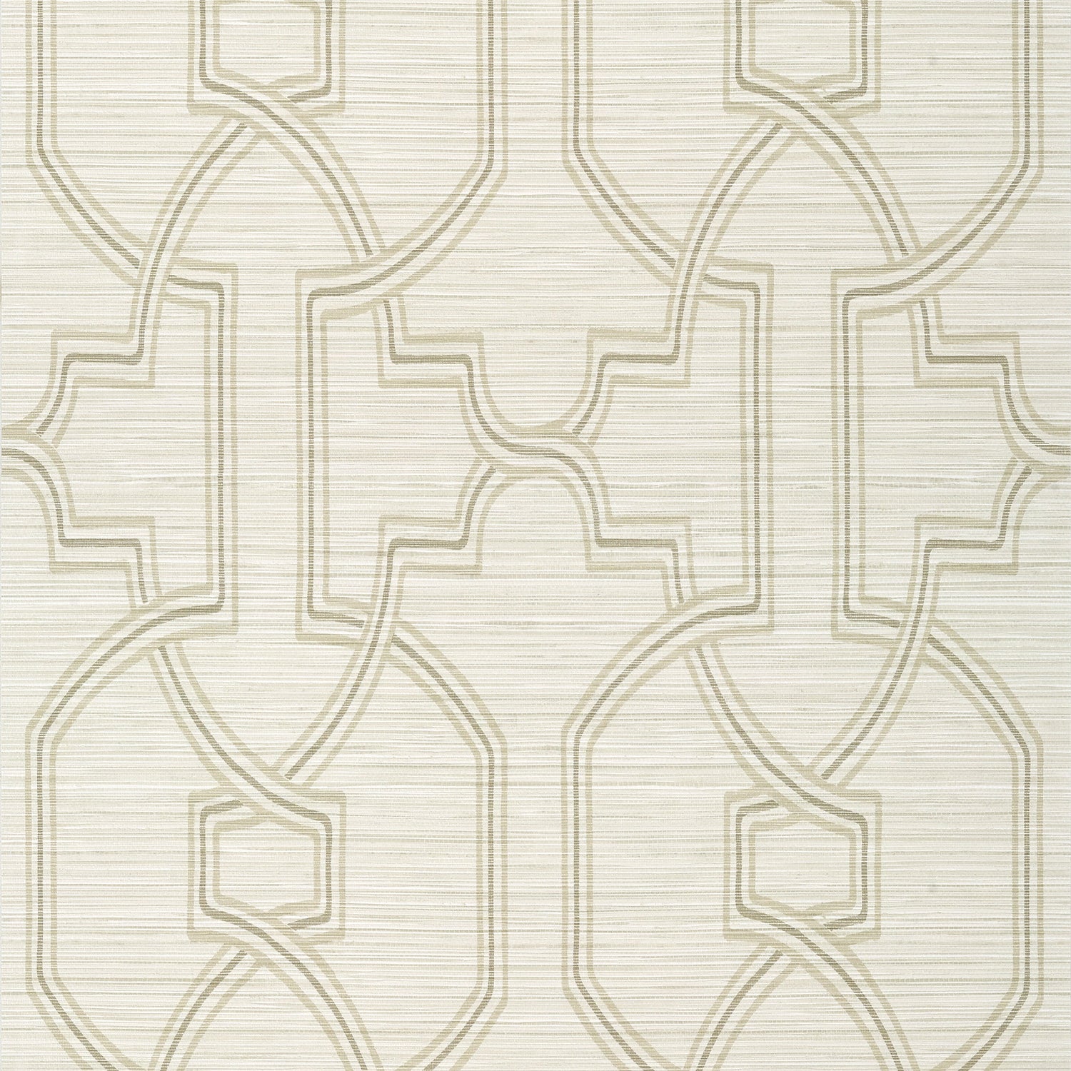 Promenade fabric in beige color - pattern number T275 - by Thibaut in the Texture Resource Volume 6 collection