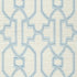 Promenade fabric in cream and blue color - pattern number T277 - by Thibaut in the Texture Resource Volume 6 collection