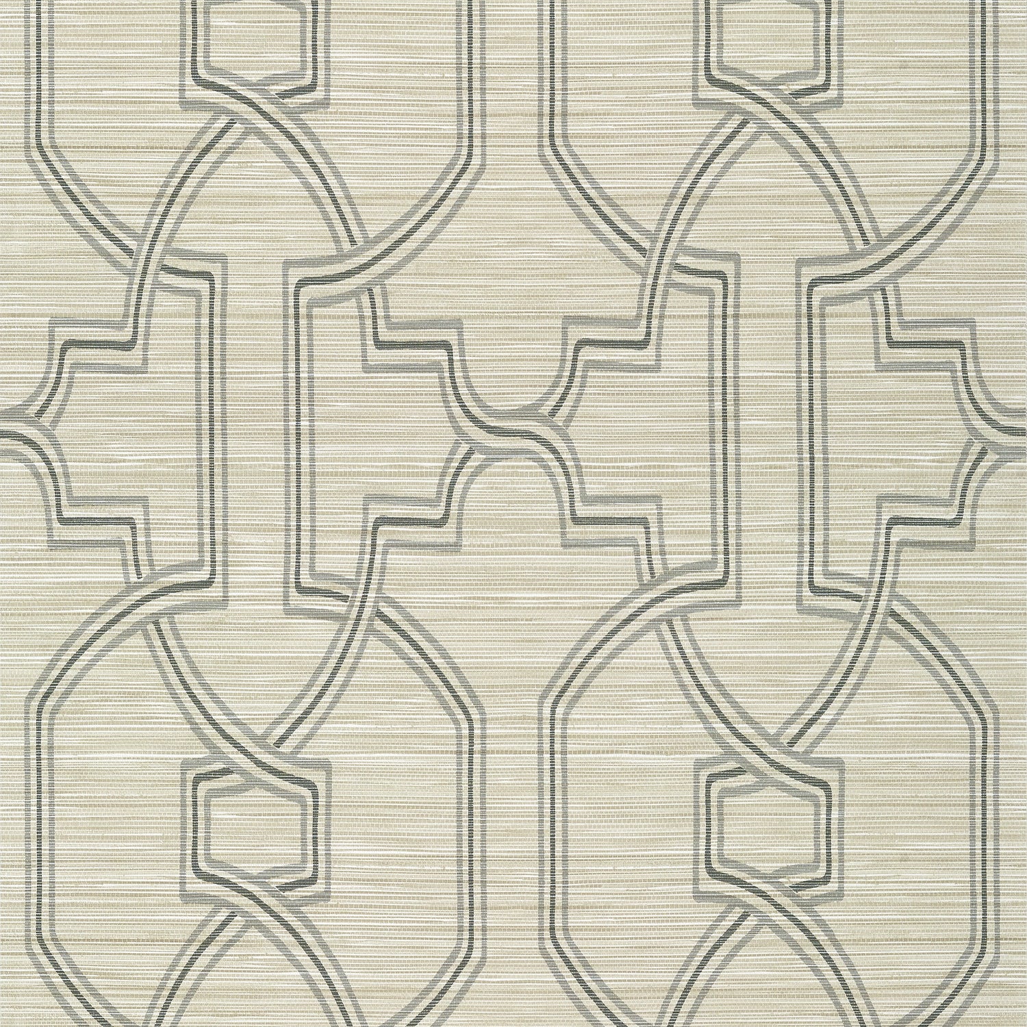 Promenade fabric in linen color - pattern number T278 - by Thibaut in the Texture Resource Volume 6 collection