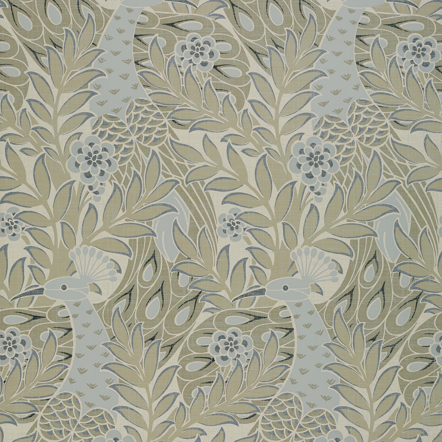 Desmond wallpaper in beige and grey color - pattern number T2921 - by Thibaut in the Paramount collection
