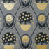 Rene wallpaper in metallic gold on charcoal color - pattern number T2957 - by Thibaut in the Paramount collection