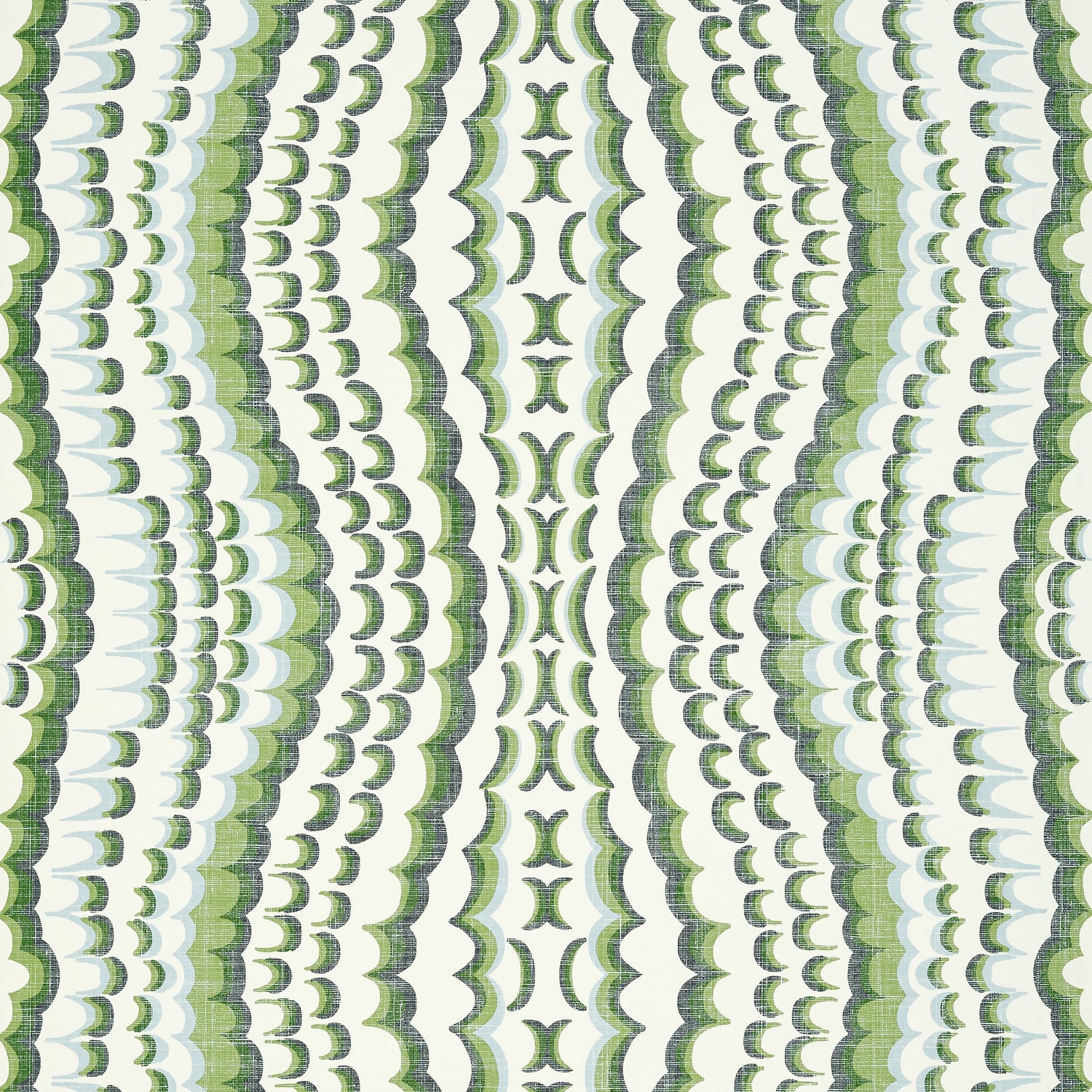 Ebru wallpaper in green color - pattern number T2984 - by Thibaut in the Paramount collection