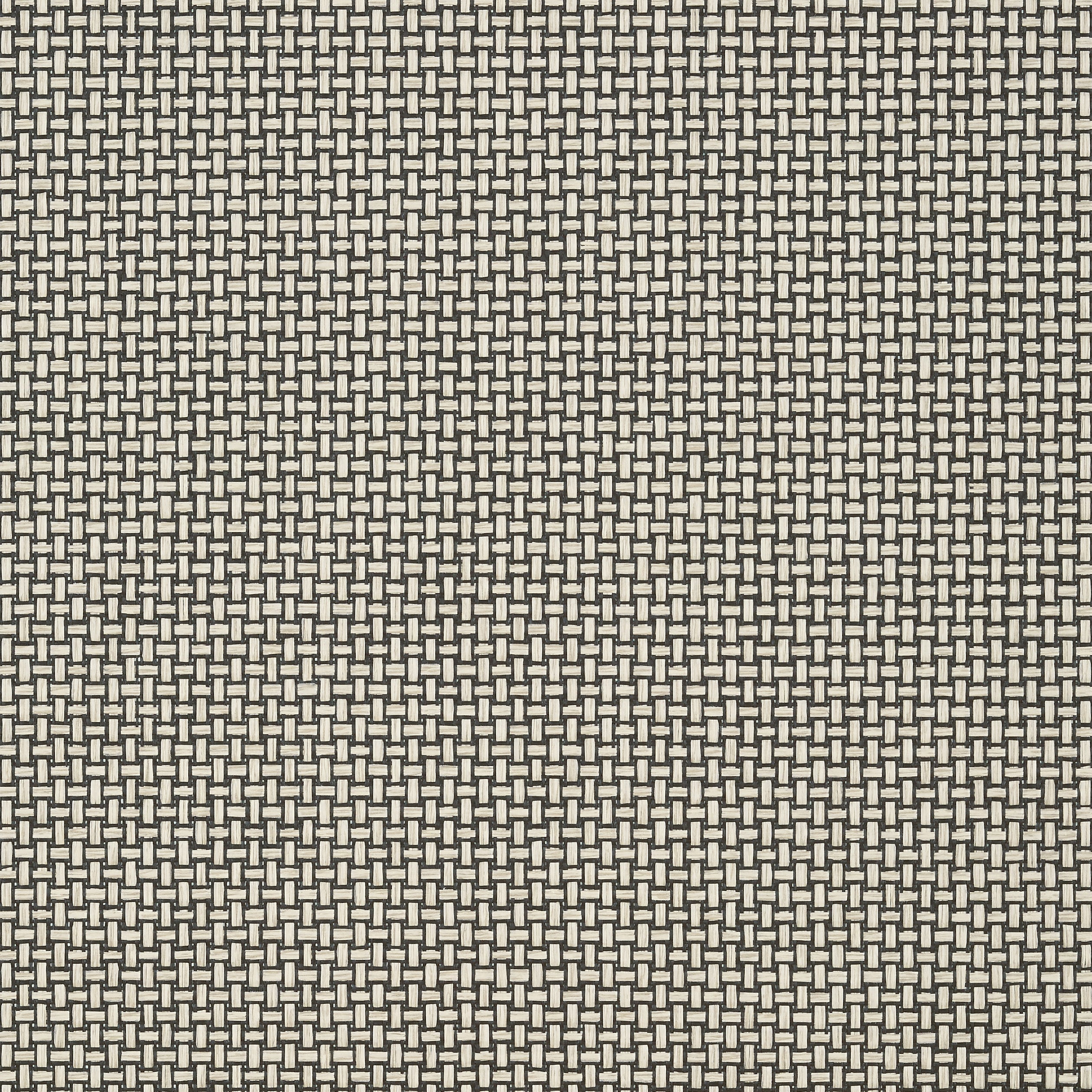Baker Weave wallpaper in black on linen color - pattern number T2985 - by Thibaut in the Paramount collection
