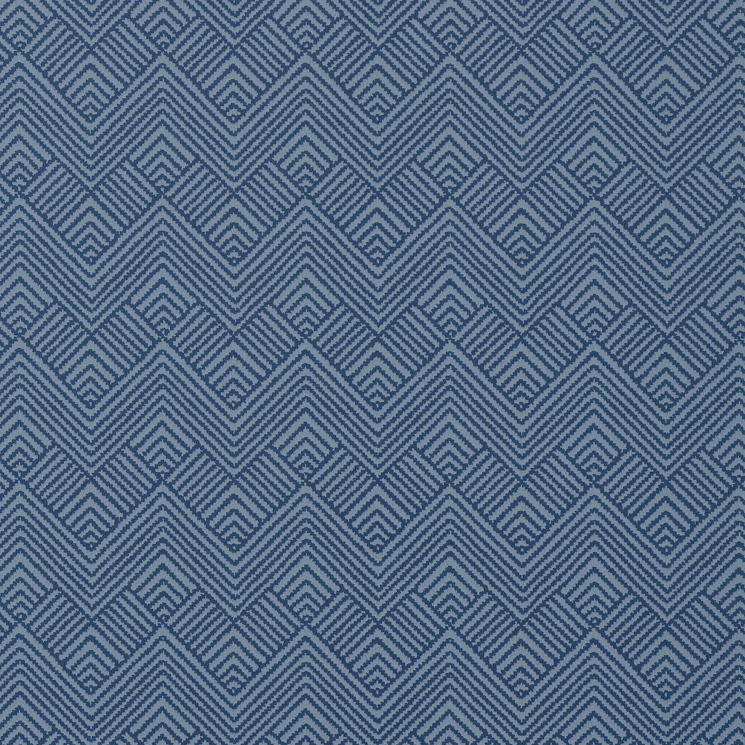 Oslo Chevron wallpaper in navy color - pattern number T2990 - by Thibaut in the Paramount collection