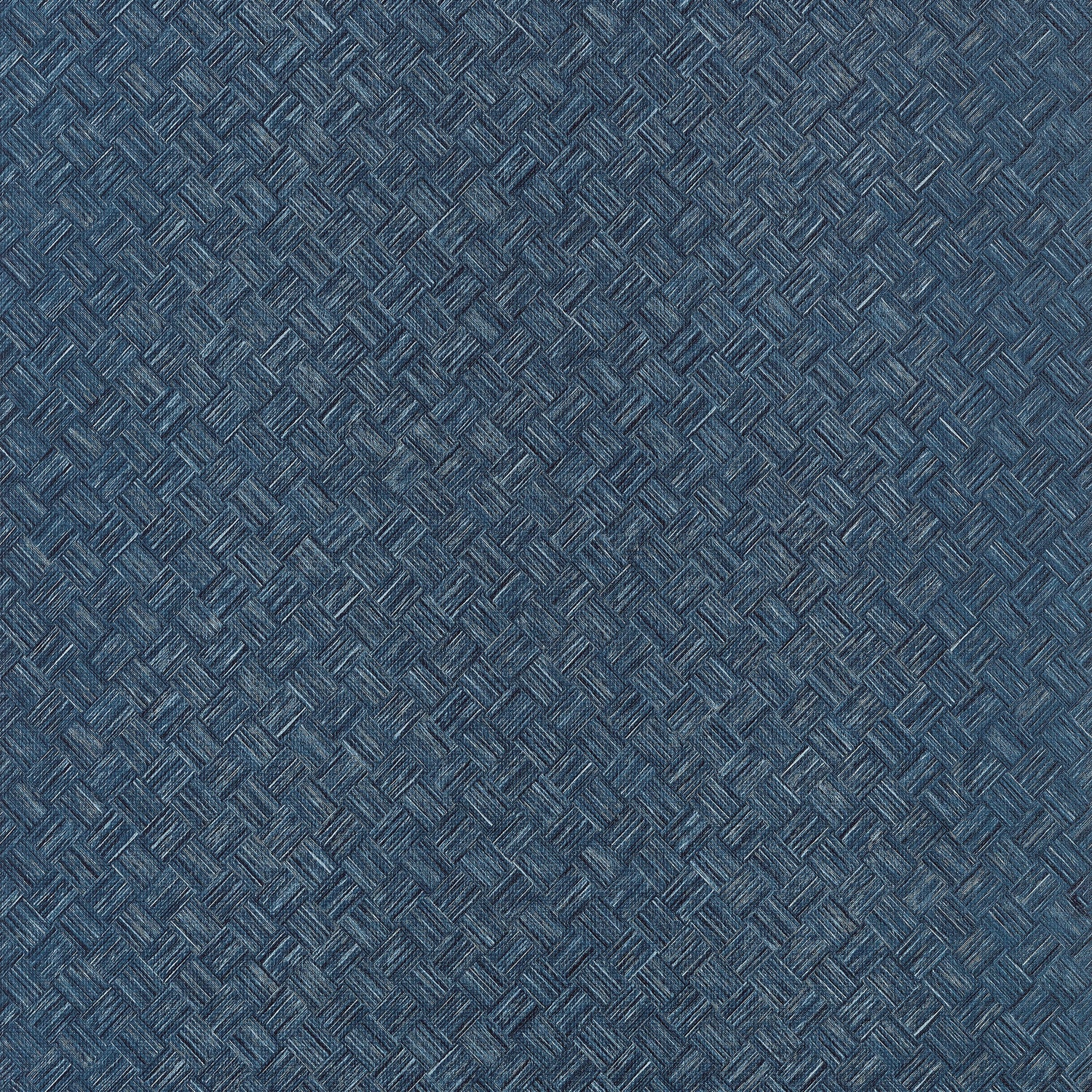 Saddle Weave wallpaper in navy color - pattern number T34064 - by Thibaut in the Texture Resource Volume 9 collection