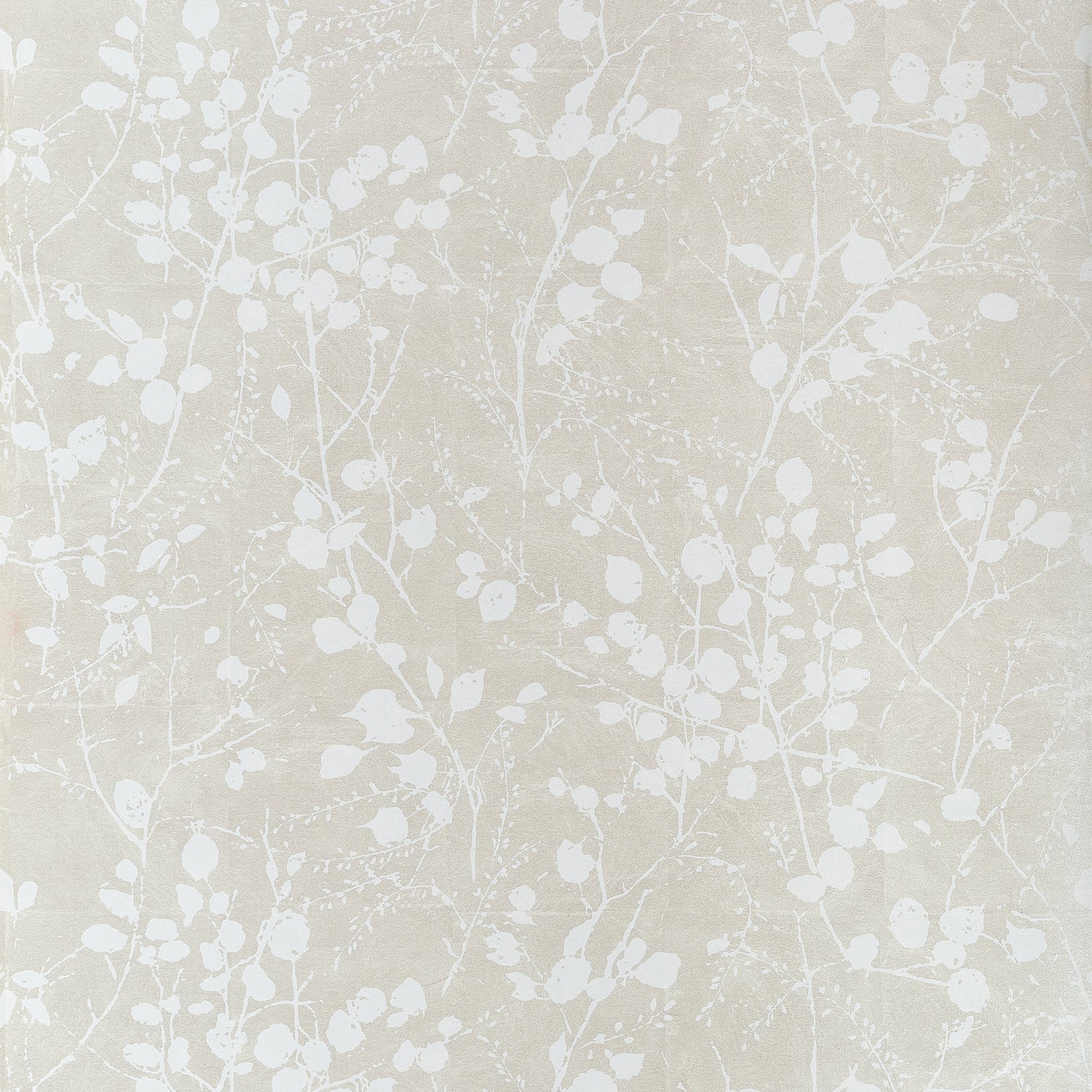 Katamari Bud wallpaper in pearl and white color - pattern number T34096 - by Thibaut in the Texture Resource Volume 9 collection