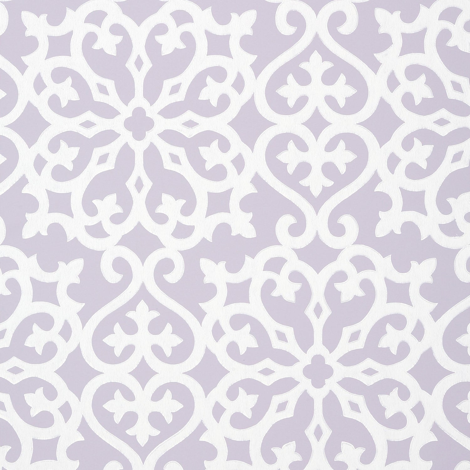Allison wallpaper in lilac color - pattern number T35180 - by Thibaut in the Graphic Resource collection