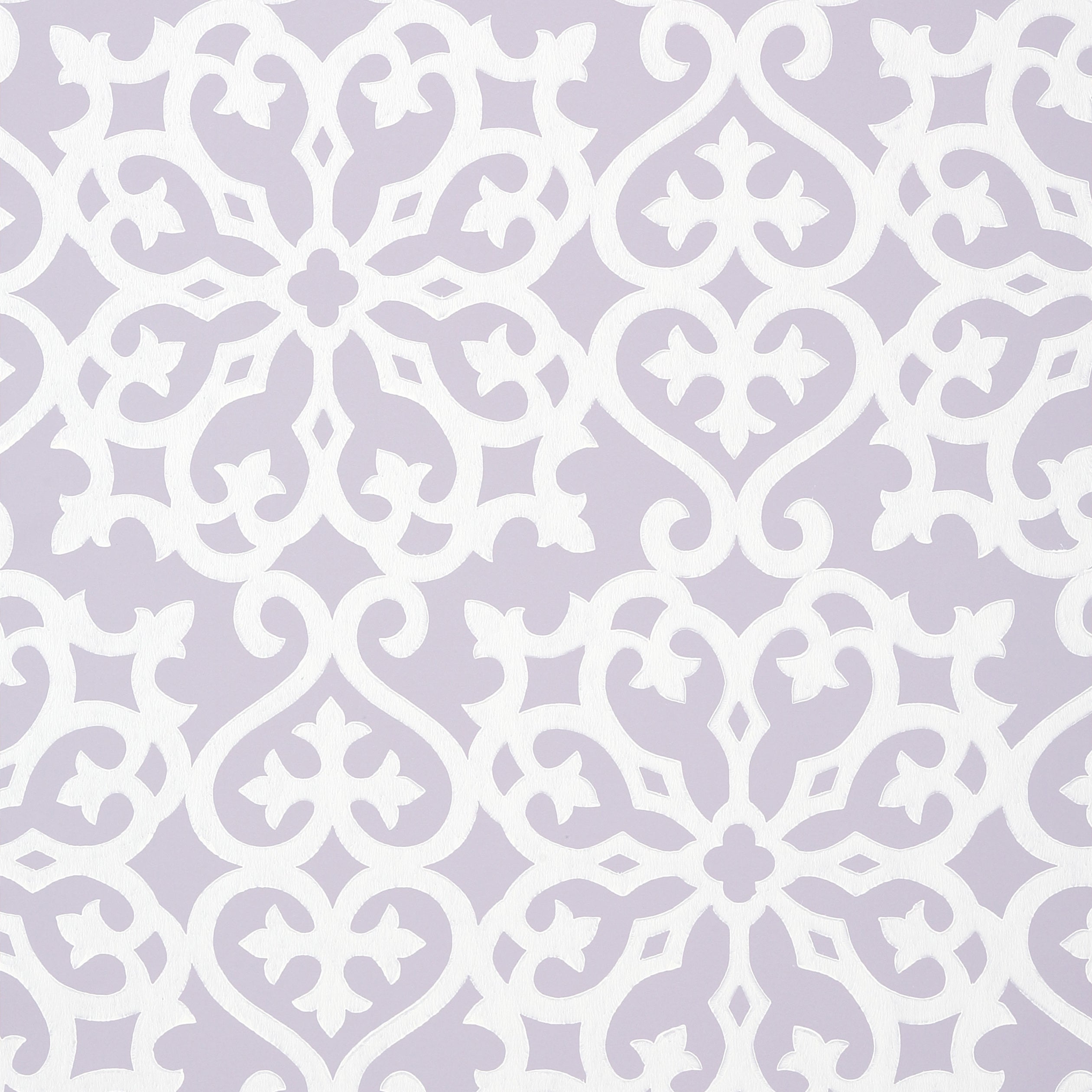 Allison wallpaper in lilac color - pattern number T35180 - by Thibaut in the Graphic Resource collection