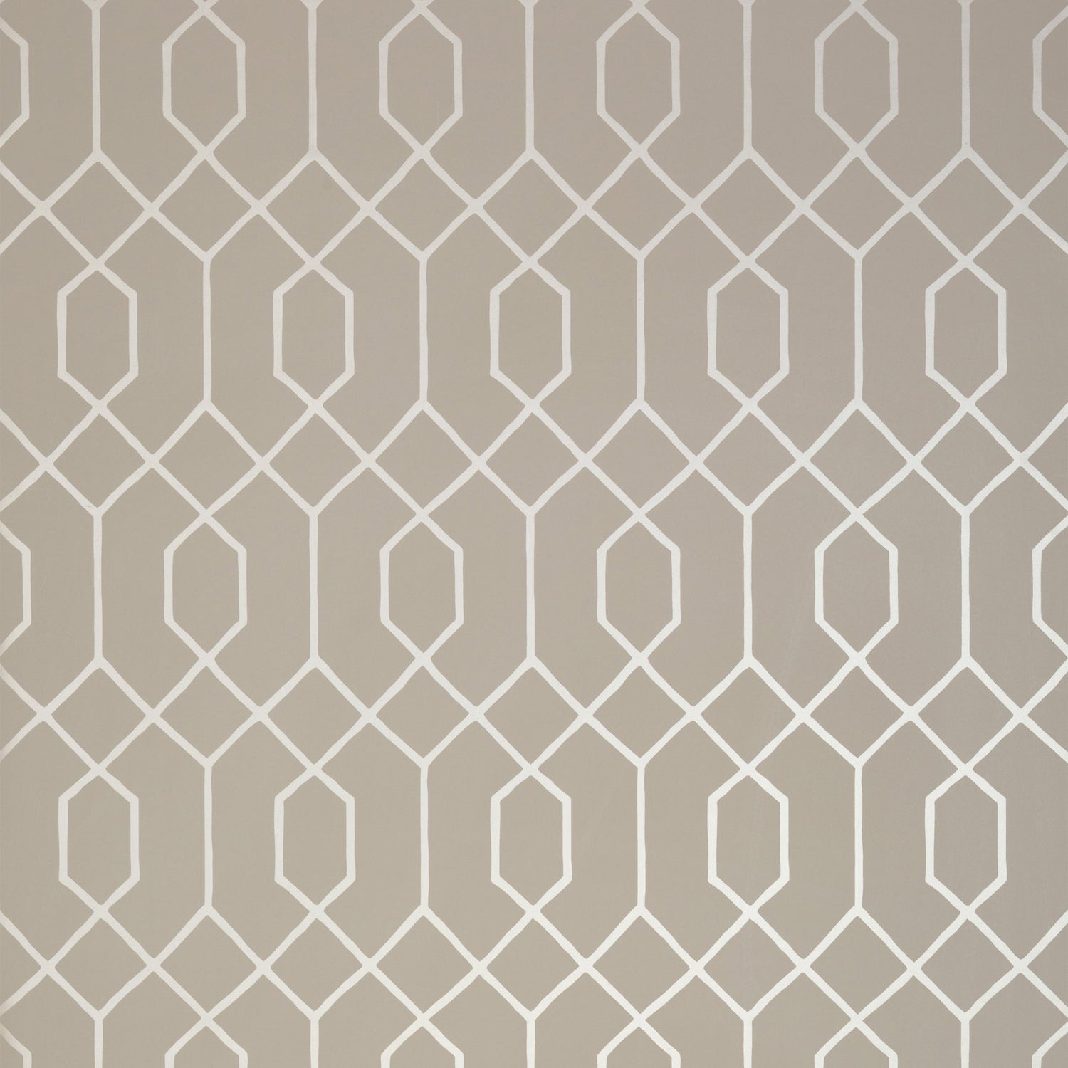 La Farge wallpaper in pewter on taupe color - pattern number T35203 - by Thibaut in the Graphic Resource collection
