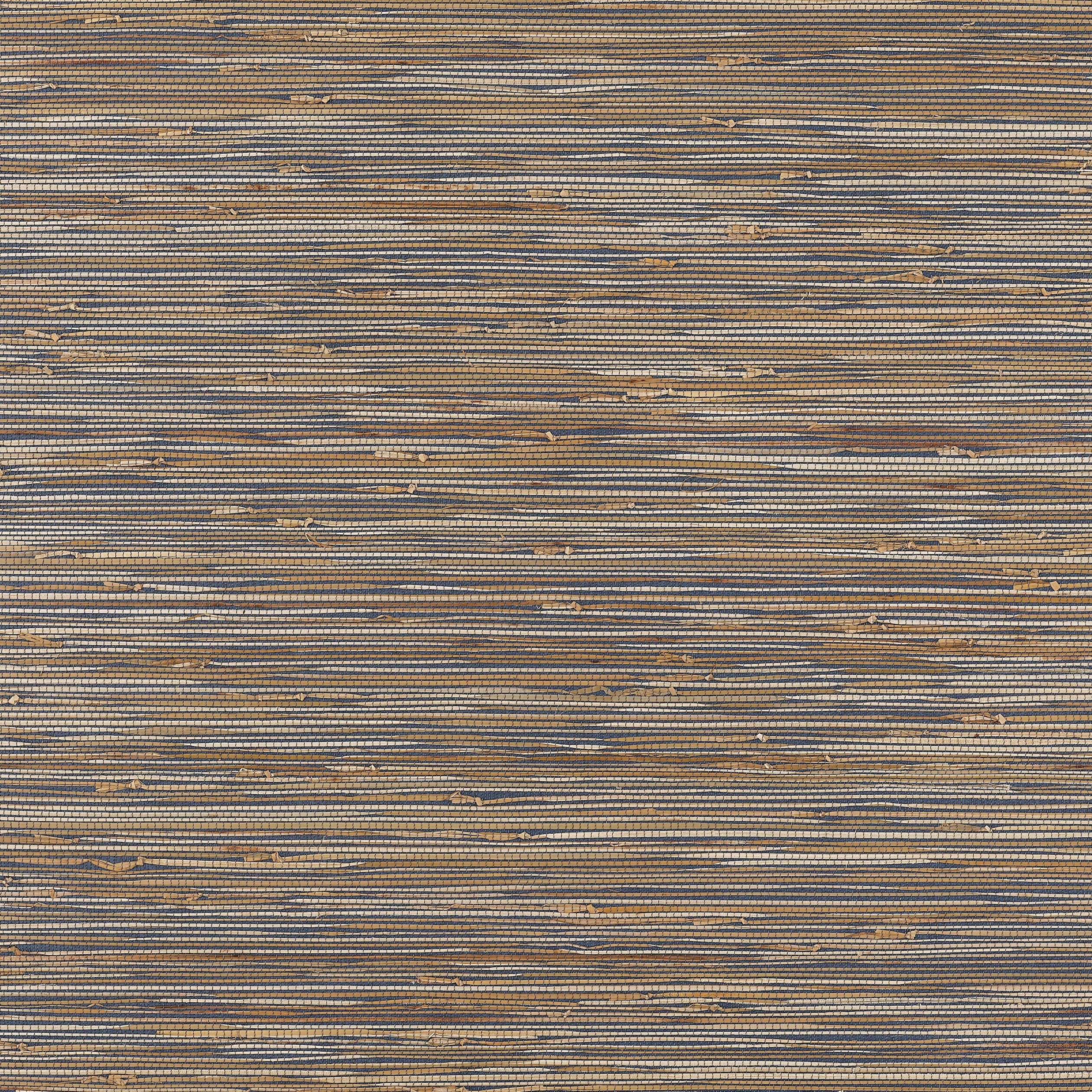 St Martin wallpaper in navy color - pattern number T3619 - by Thibaut in the Grasscloth Resource 2 collection