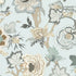 Indienne Jacobean wallpaper in robins egg color - pattern number T36420 - by Thibaut in the Indienne collection