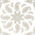 East India wallpaper in beige color - pattern number T36427 - by Thibaut in the Indienne collection