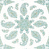 East India wallpaper in seaglass color - pattern number T36428 - by Thibaut in the Indienne collection