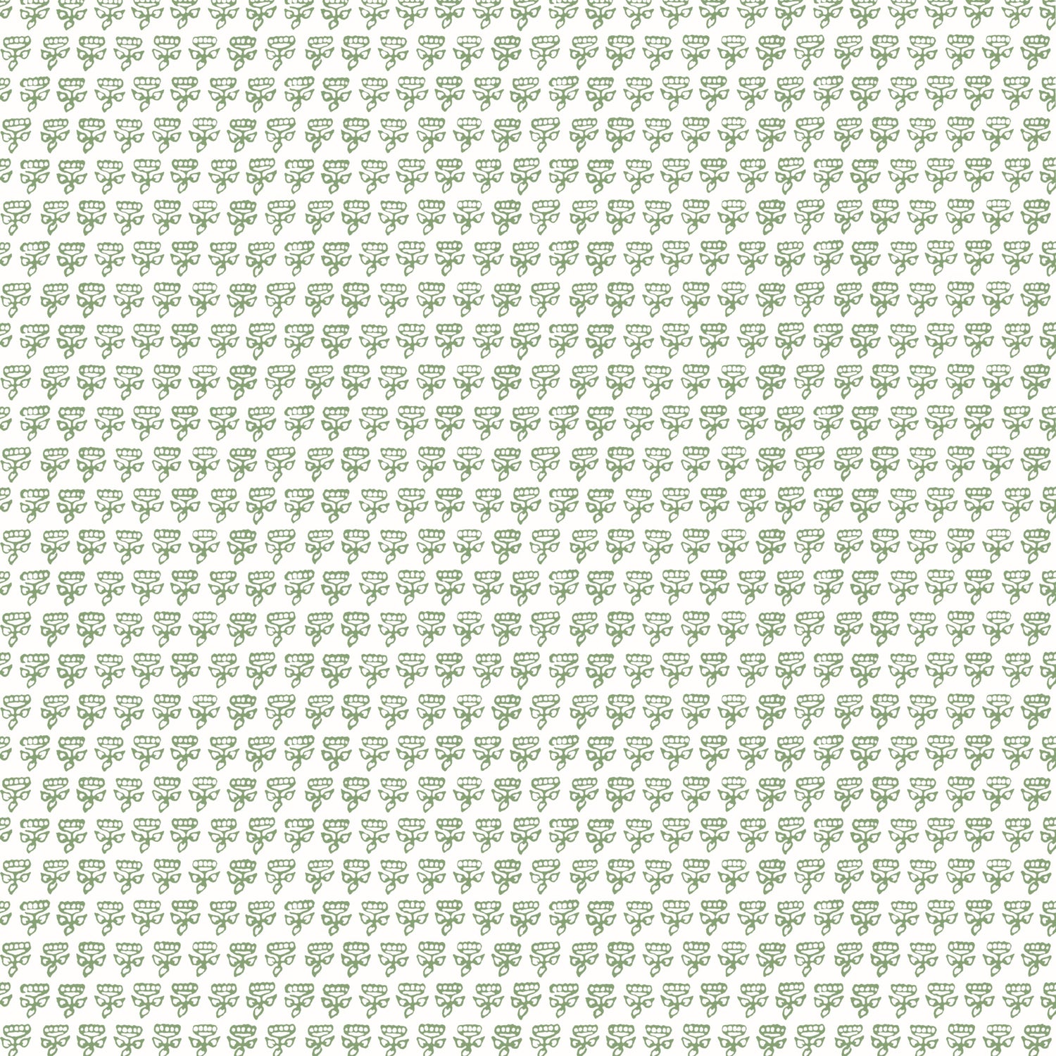 Mimi wallpaper in green color - pattern number T36449 - by Thibaut in the Indienne collection