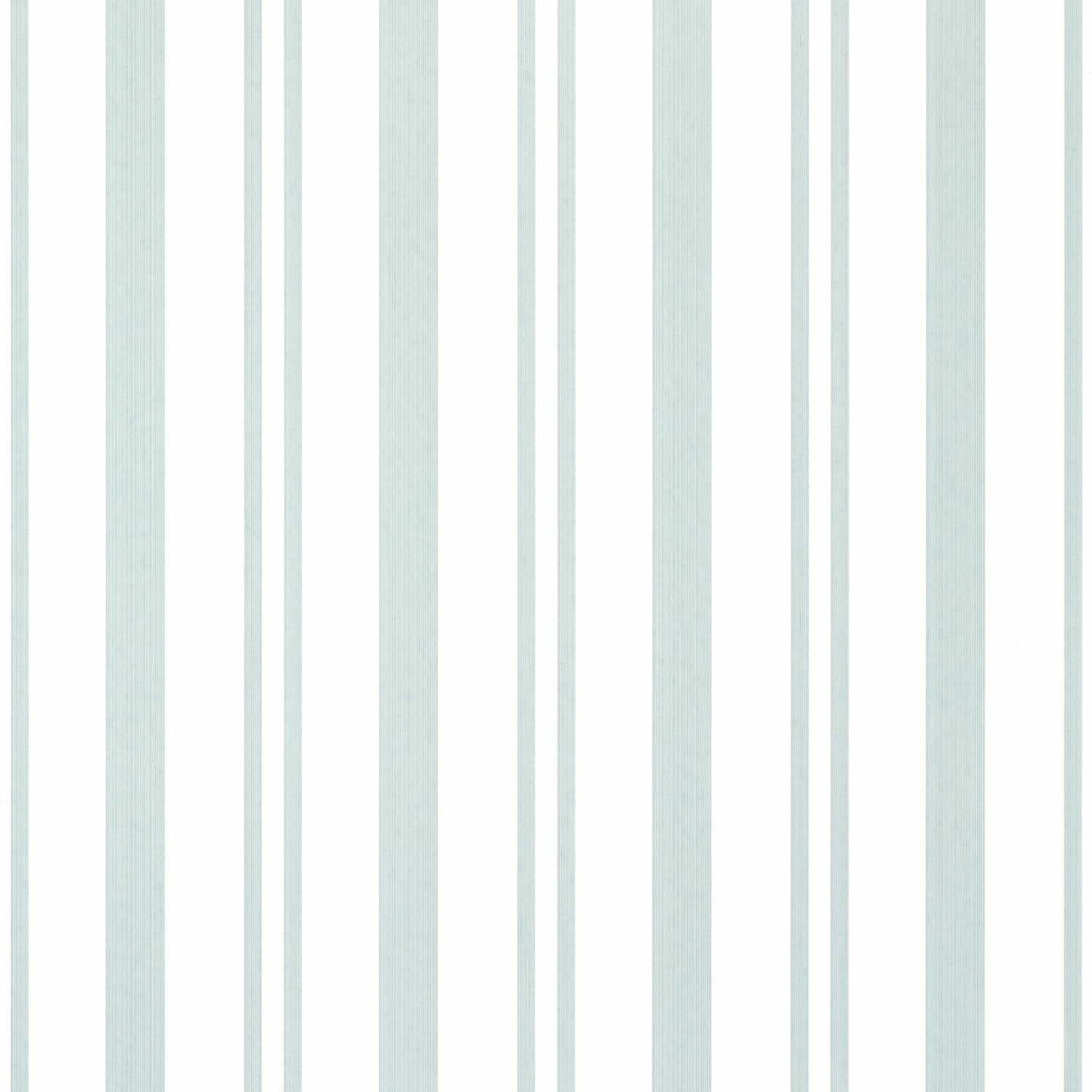 Maggie Stripe wallpaper in seaglass color - pattern number T36459 - by Thibaut in the Indienne collection