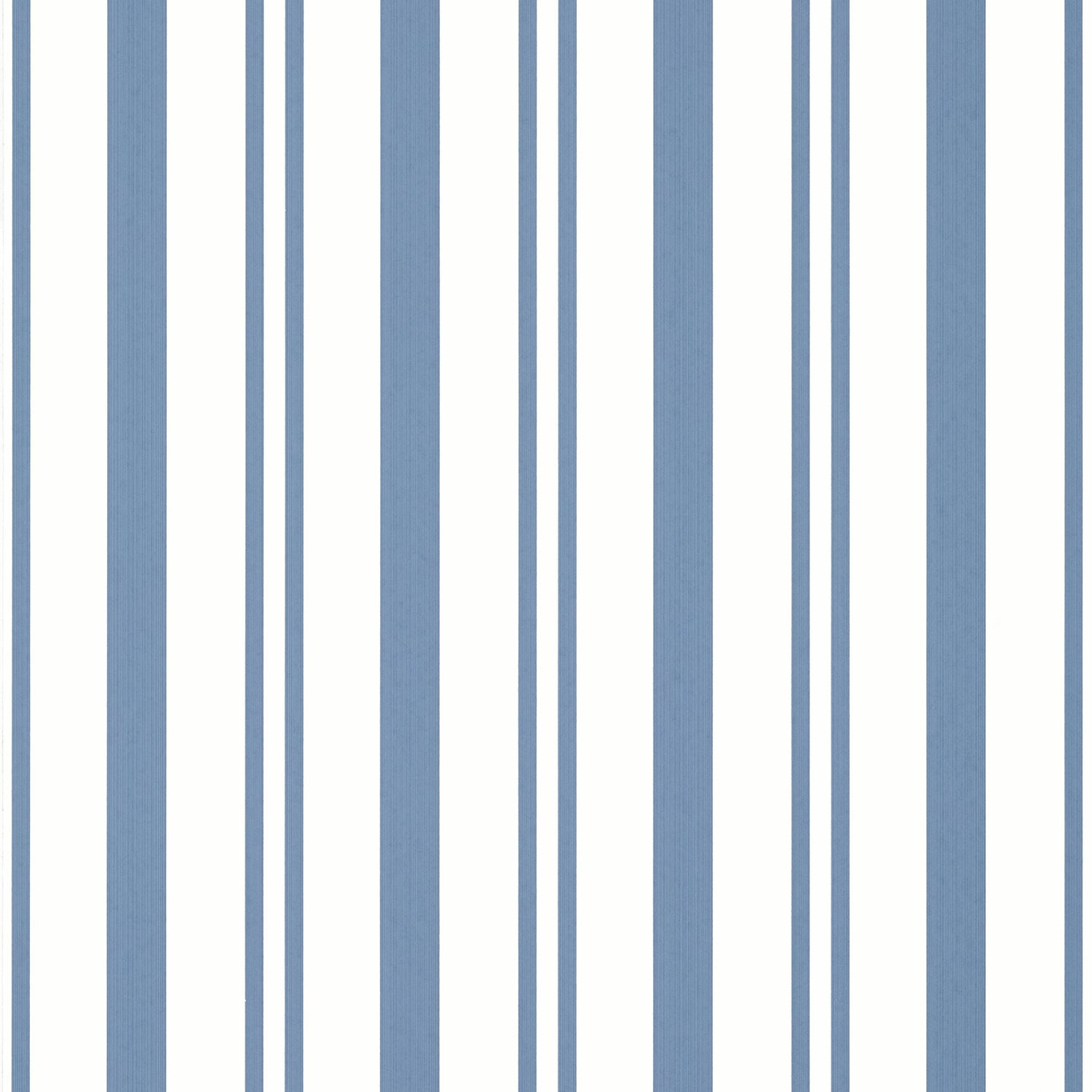 Maggie Stripe wallpaper in blue color - pattern number T36461 - by Thibaut in the Indienne collection