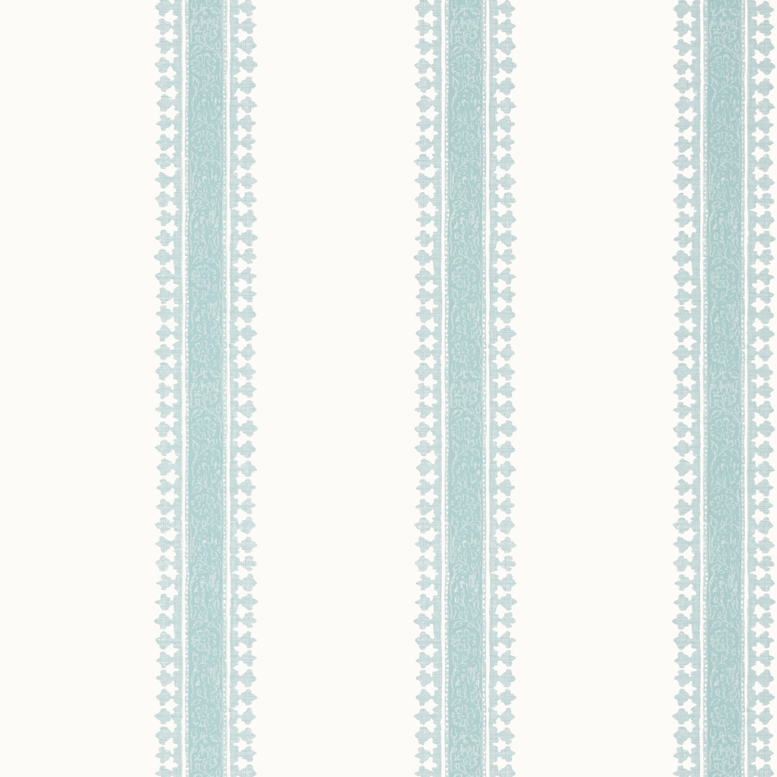 Cambridge Stripe wallpaper in seaglass color - pattern number T36465 - by Thibaut in the Indienne collection
