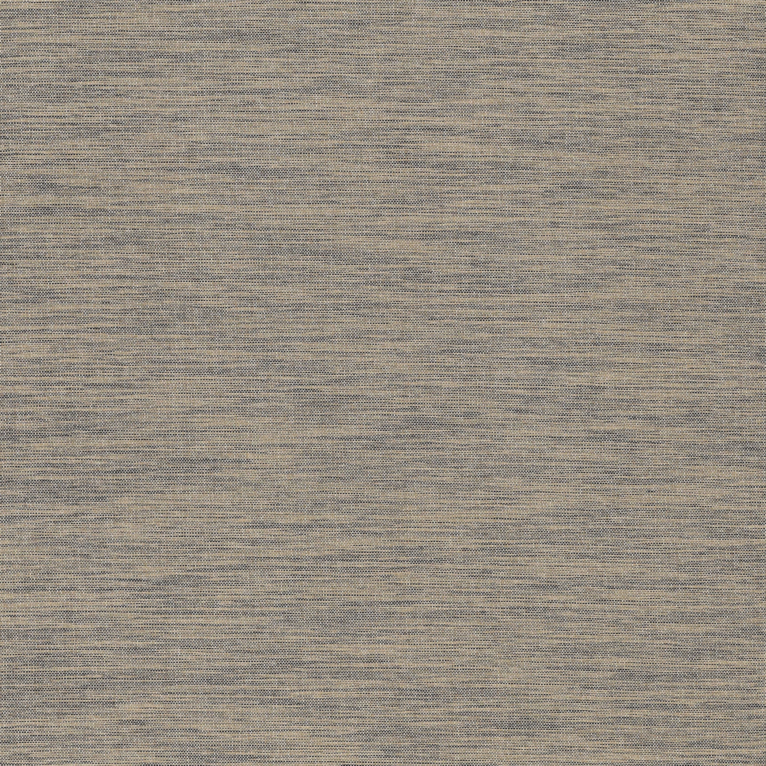 Sardinia wallpaper in black and grey color - pattern number T3676 - by Thibaut in the Grasscloth Resource 2 collection