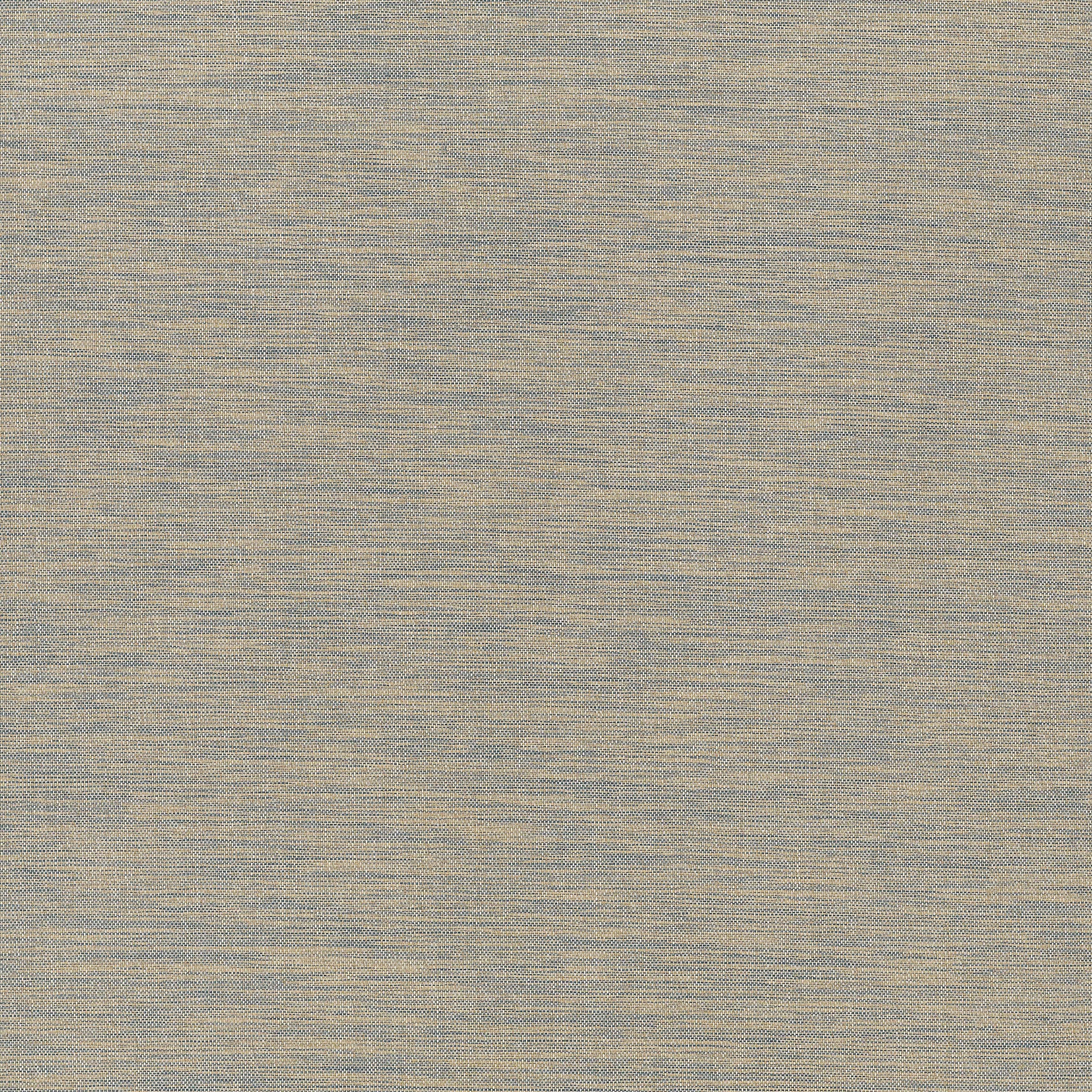 Sardinia wallpaper in blue and beige color - pattern number T3678 - by Thibaut in the Grasscloth Resource 2 collection