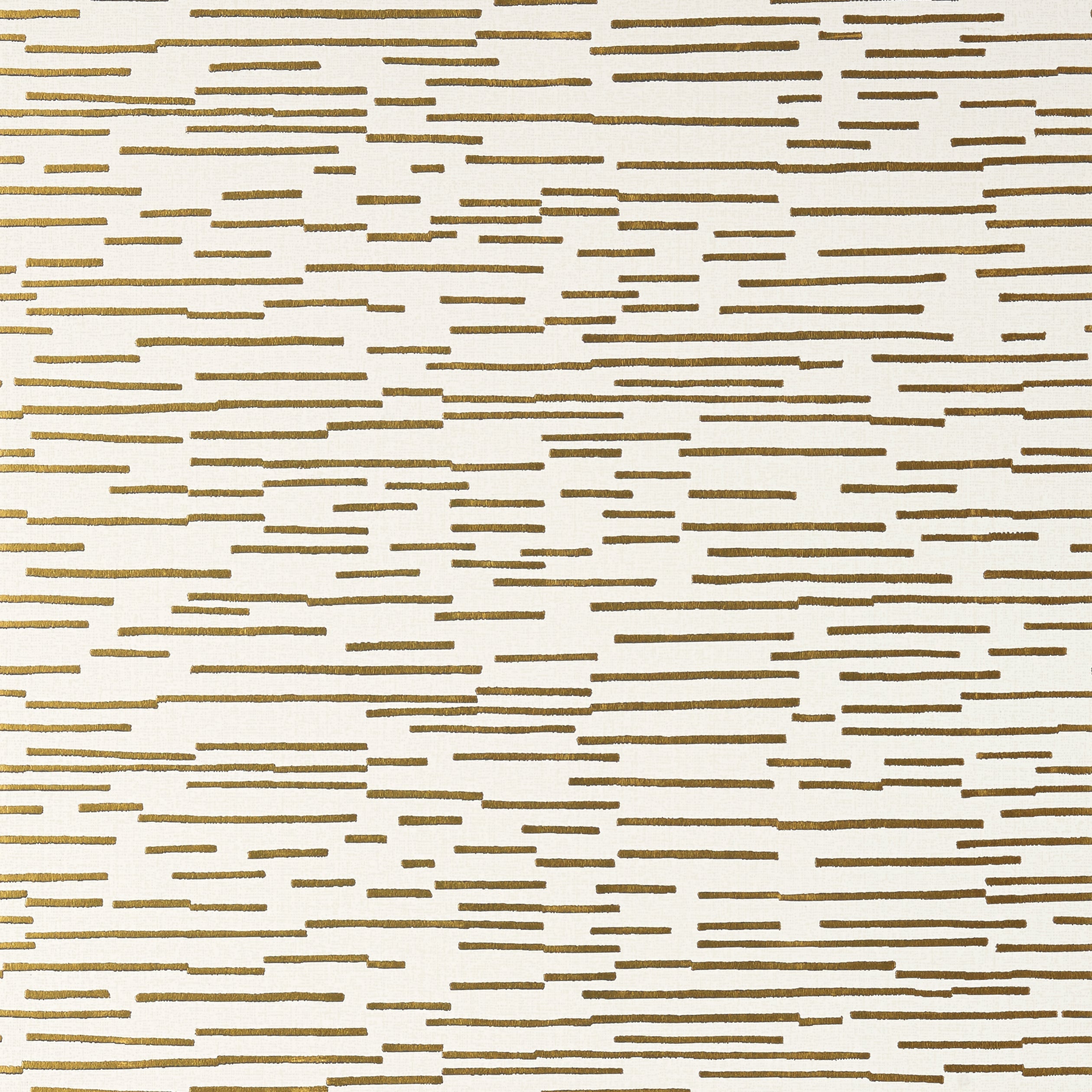 Sierra wallpaper in metallic gold on cream color - pattern number T4005 - by Thibaut in the Surface Resource collection