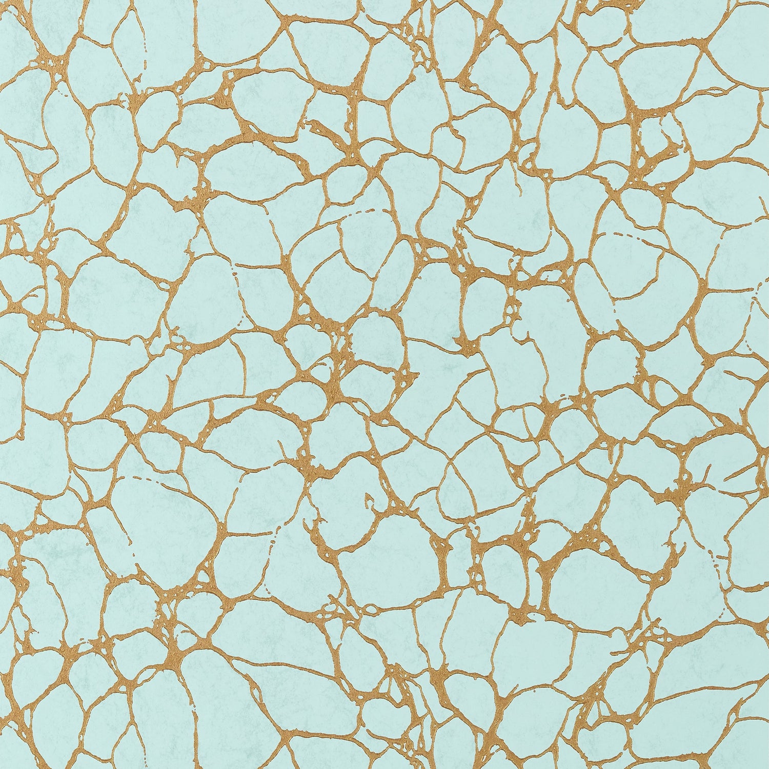 Amato wallpaper in aqua color - pattern number T4018 - by Thibaut in the Surface Resource collection