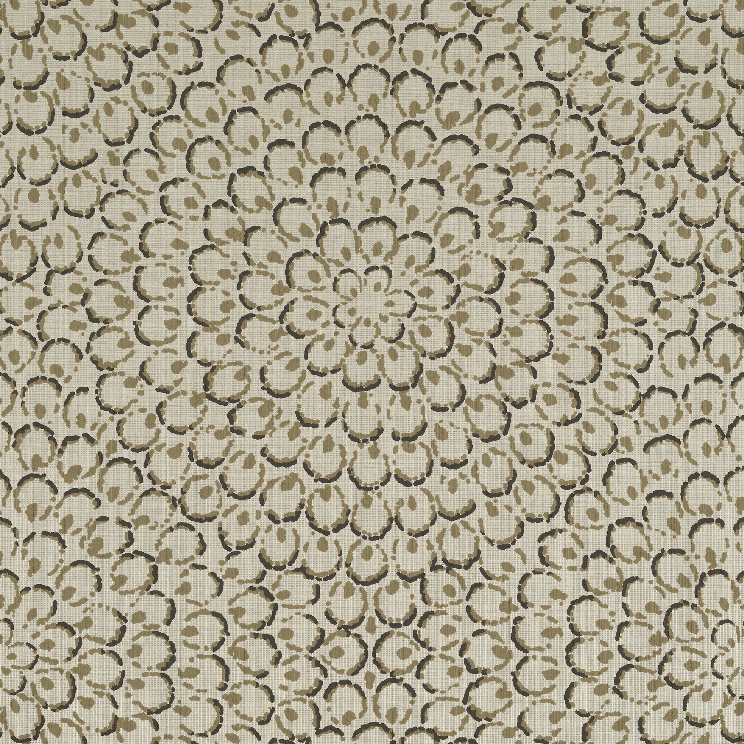Aster wallpaper in charcoal color - pattern number T4035 - by Thibaut in the Surface Resource collection