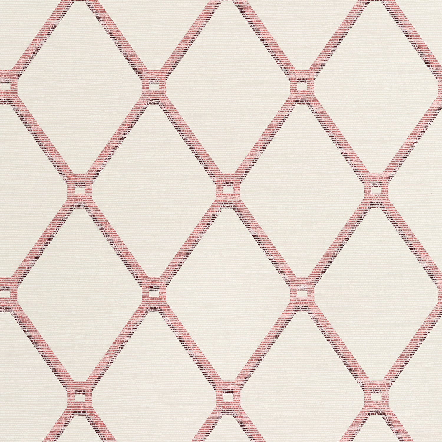 Easom Trellis wallpaper in red color - pattern number T4053 - by Thibaut in the Surface Resource collection