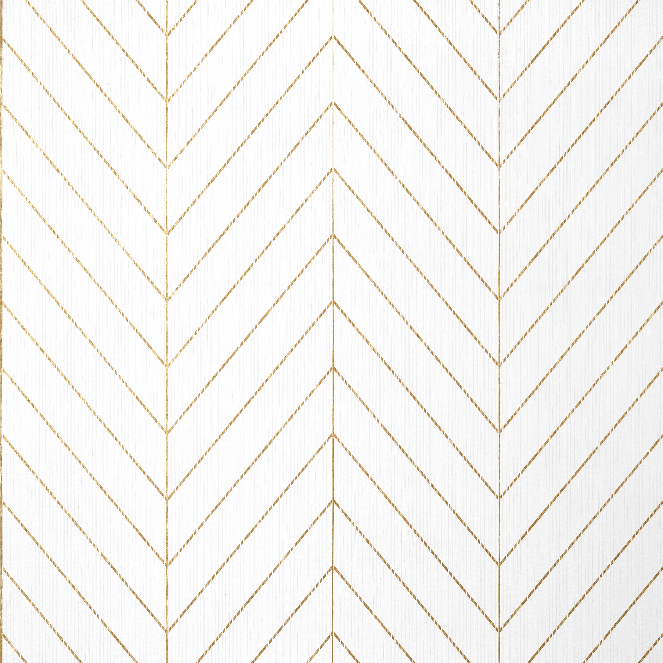 Land Bridge fabric in white and metallic gold color - pattern number T41005 - by Thibaut in the Modern Resource Volume 4 collection