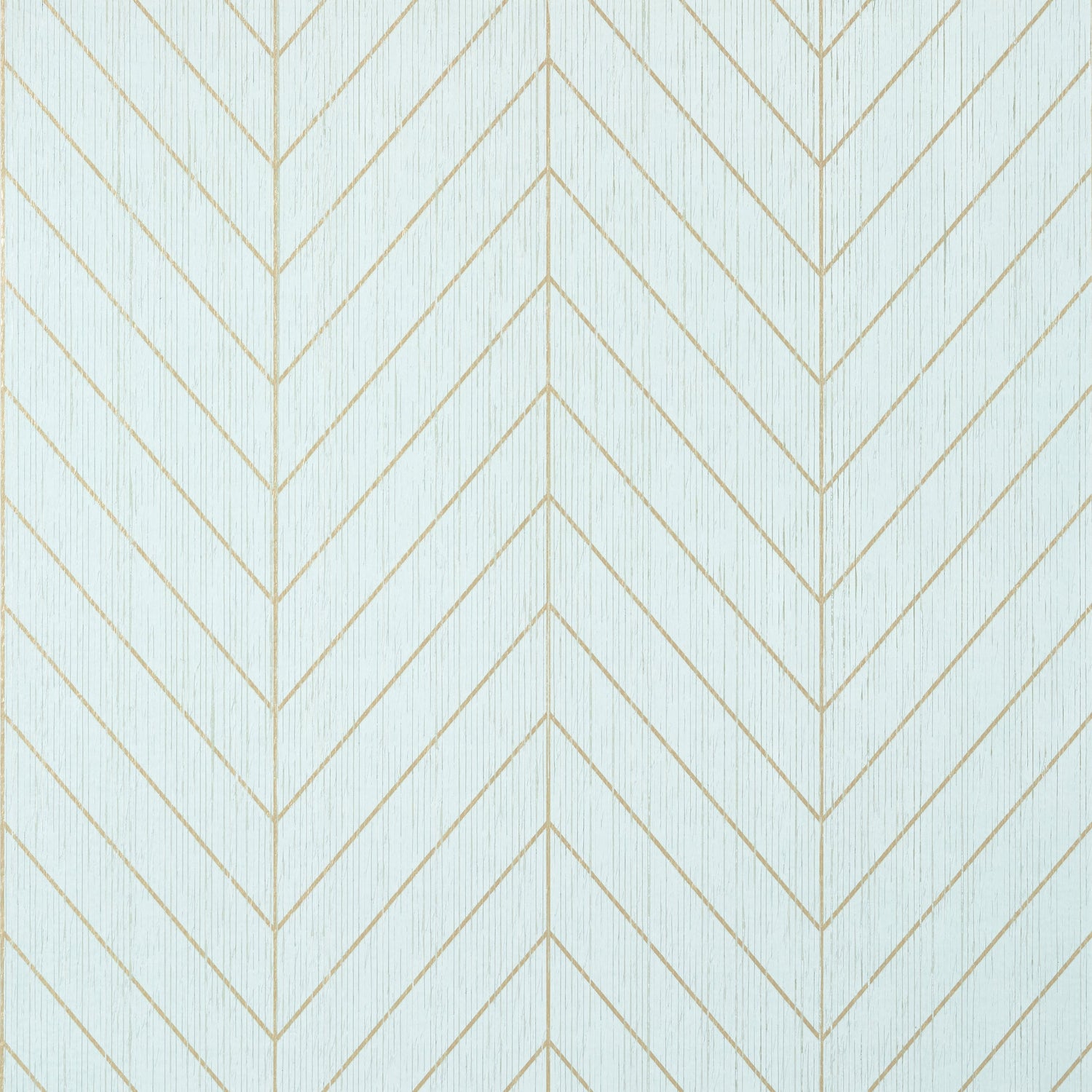 Land Bridge fabric in robins egg and metallic gold color - pattern number T41007 - by Thibaut in the Modern Resource Volume 4 collection