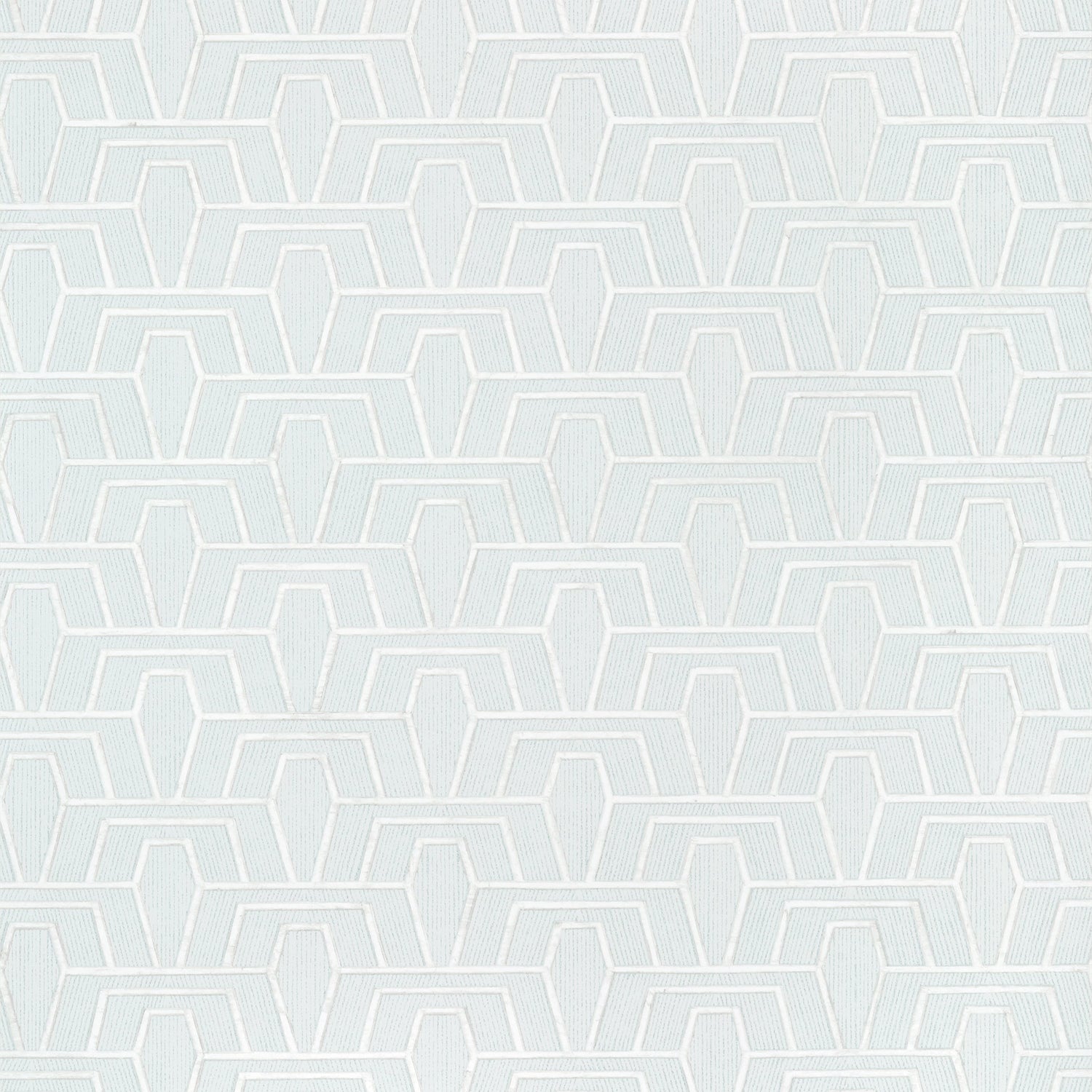 Hinton Tunnel fabric in soft blue color - pattern number T41015 - by Thibaut in the Modern Resource Volume 4 collection