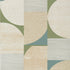 Saturn fabric in metallic gold and moss color - pattern number T41026 - by Thibaut in the Modern Resource Volume 4 collection