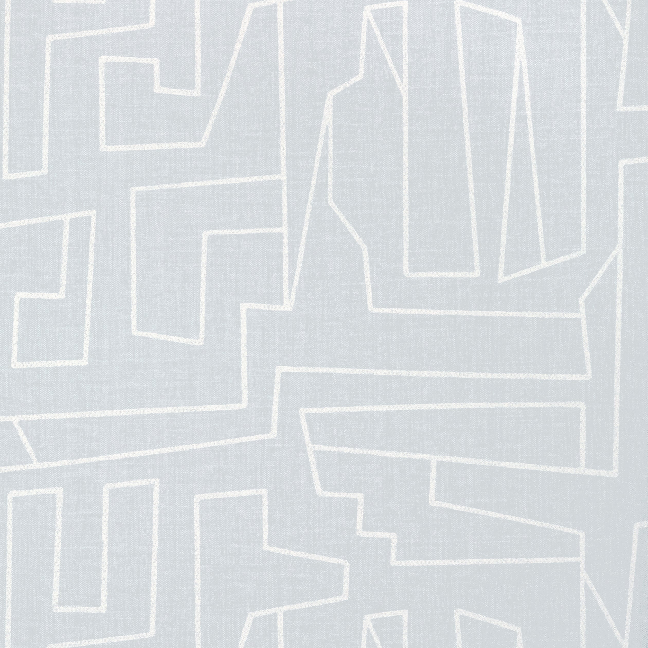 Matrix wallpaper in soft blue color - pattern number T41031 - by Thibaut in the Modern Resource Volume 4 collection