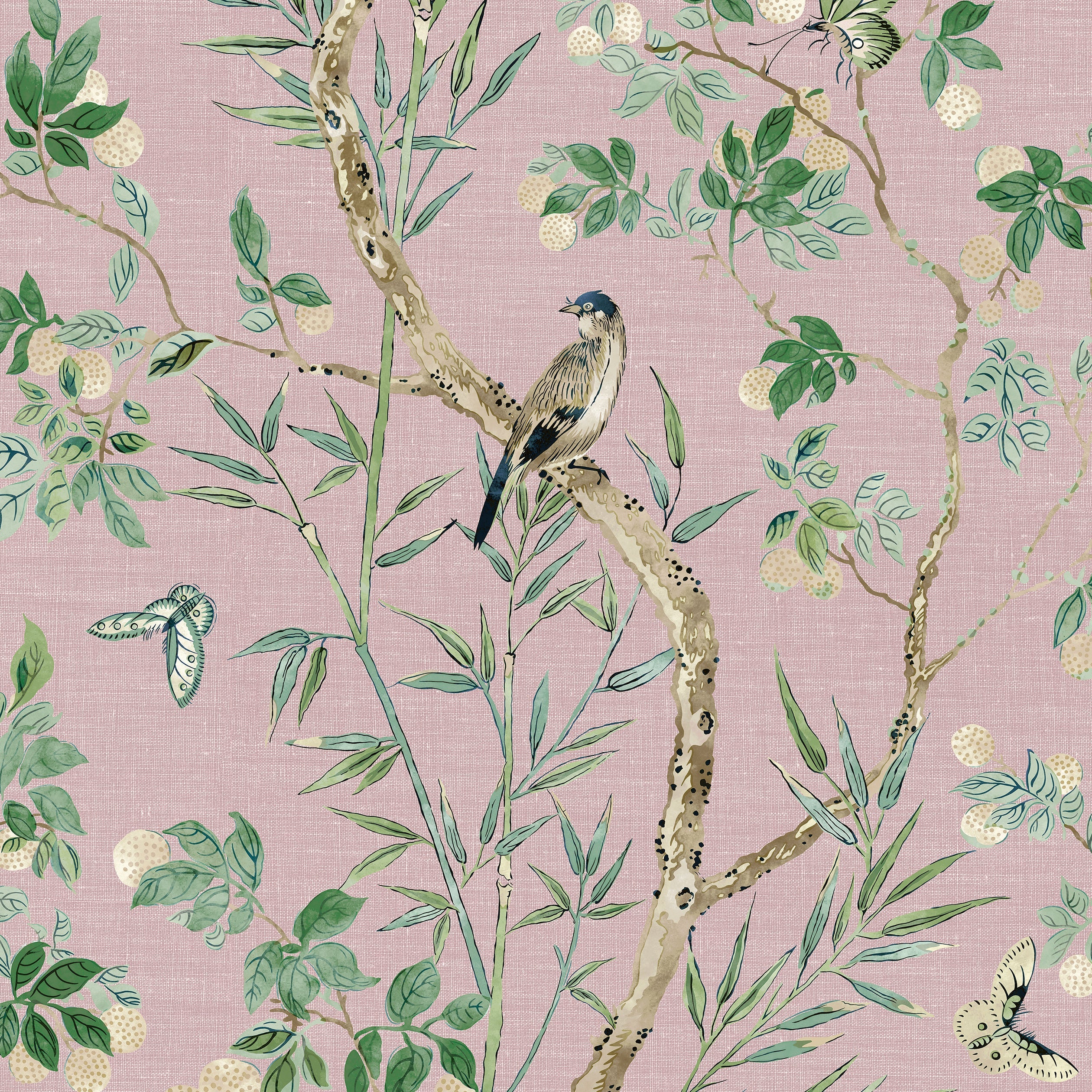 Claire fabric in lavender color - pattern number T42011 - by Thibaut in the Sojourn collection