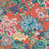 Peony Garden fabric in coral color - pattern number T42018 - by Thibaut in the Sojourn collection