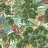 Pagoda Trees fabric in coral and green color - pattern number T42022 - by Thibaut in the Sojourn collection