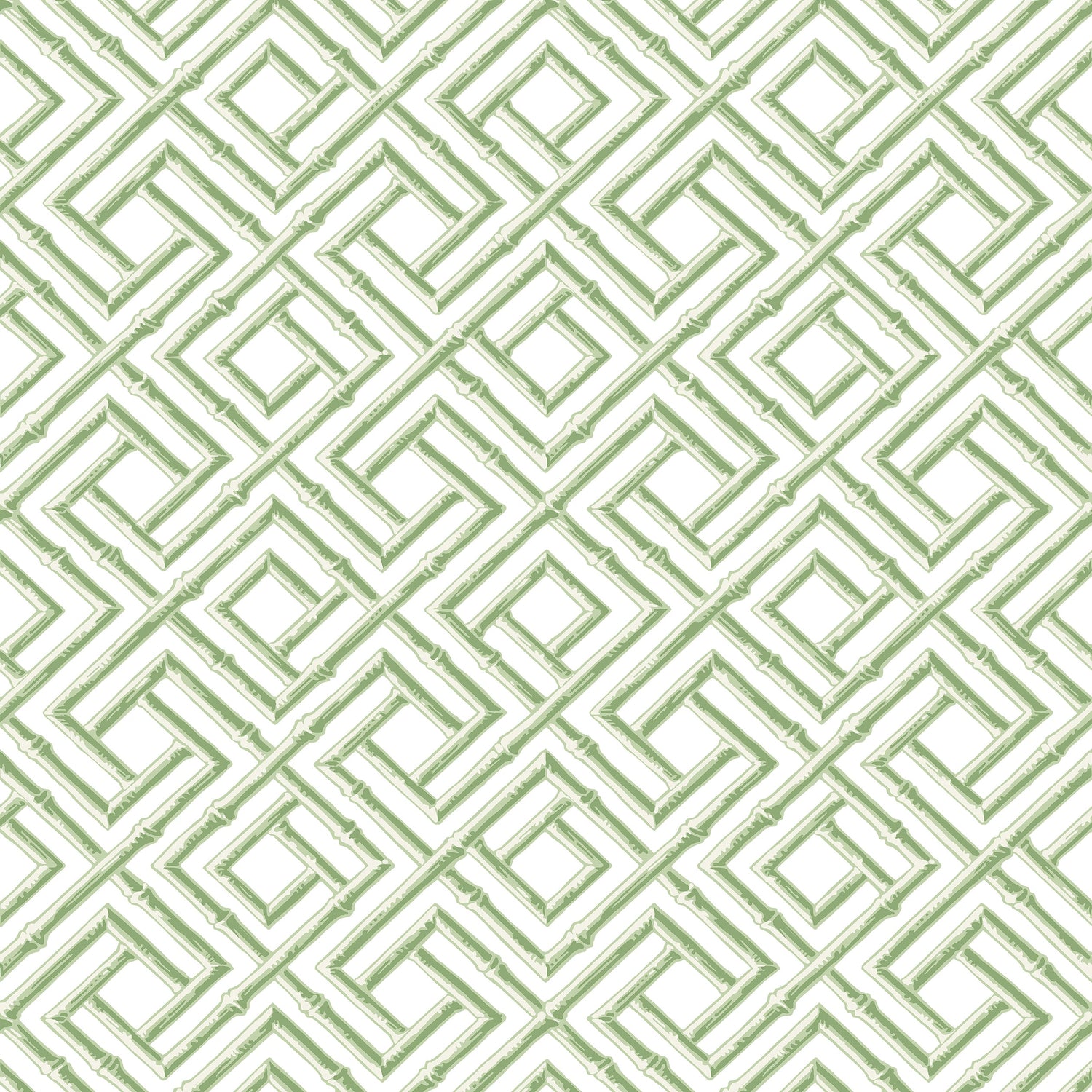 French Lattice wallpaper in green color - pattern number T42049 - by Thibaut in the Sojourn collection