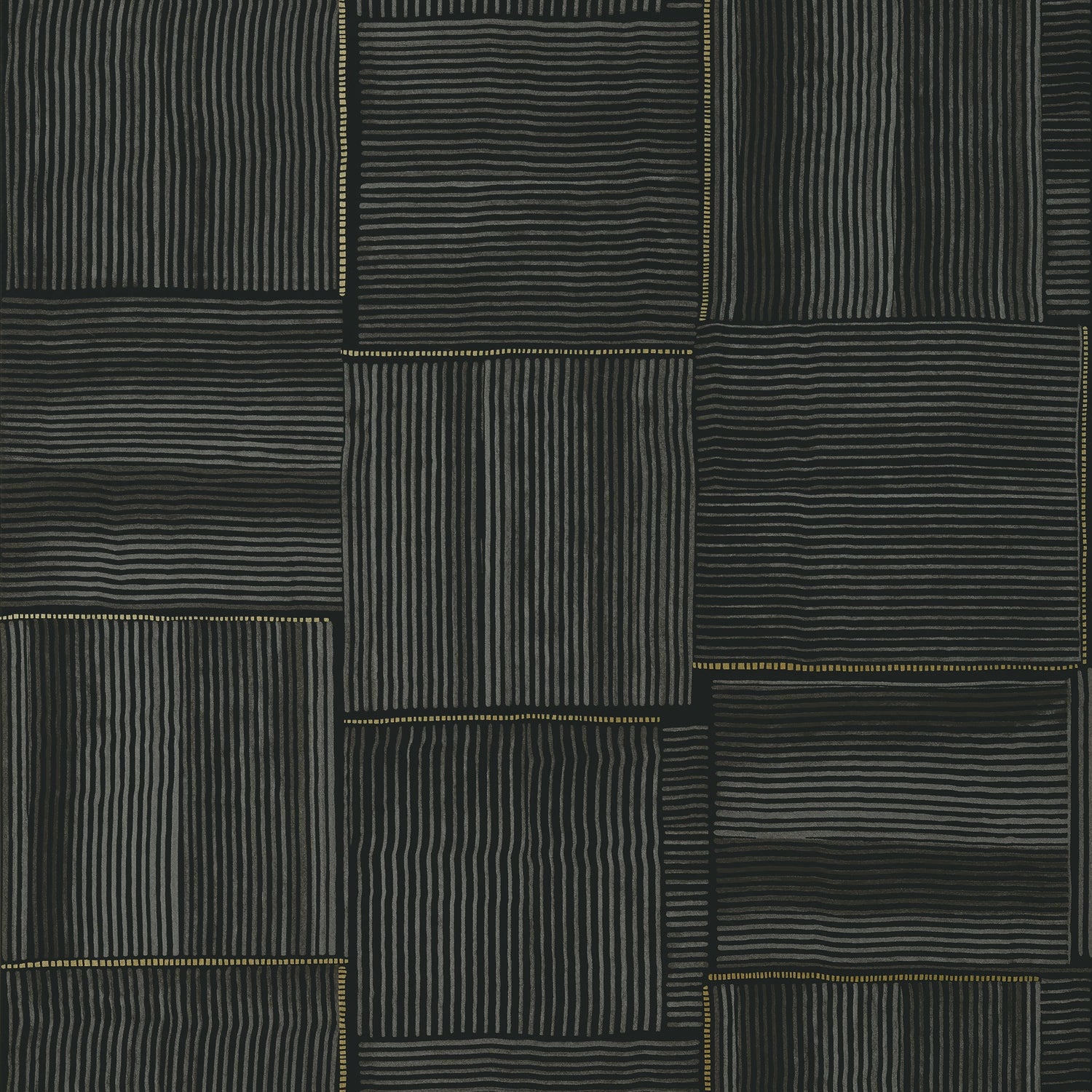 Hayworth wallpaper in black color - pattern number T421 - by Thibaut in the Modern Resource collection