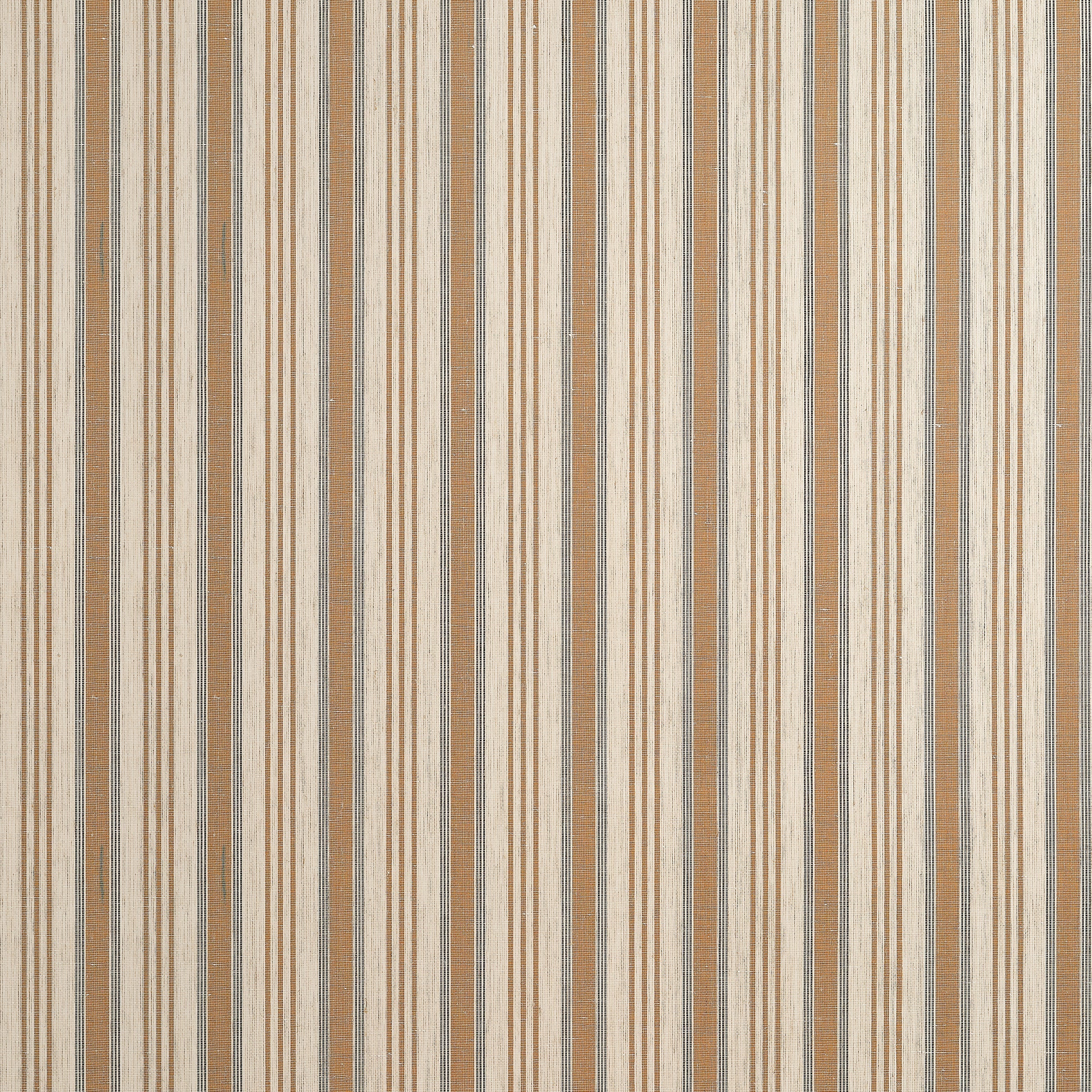 Bennett Stripe wallpaper in cognac color - pattern number T44004 - by Thibaut in the Stripes and Checks Resource collection